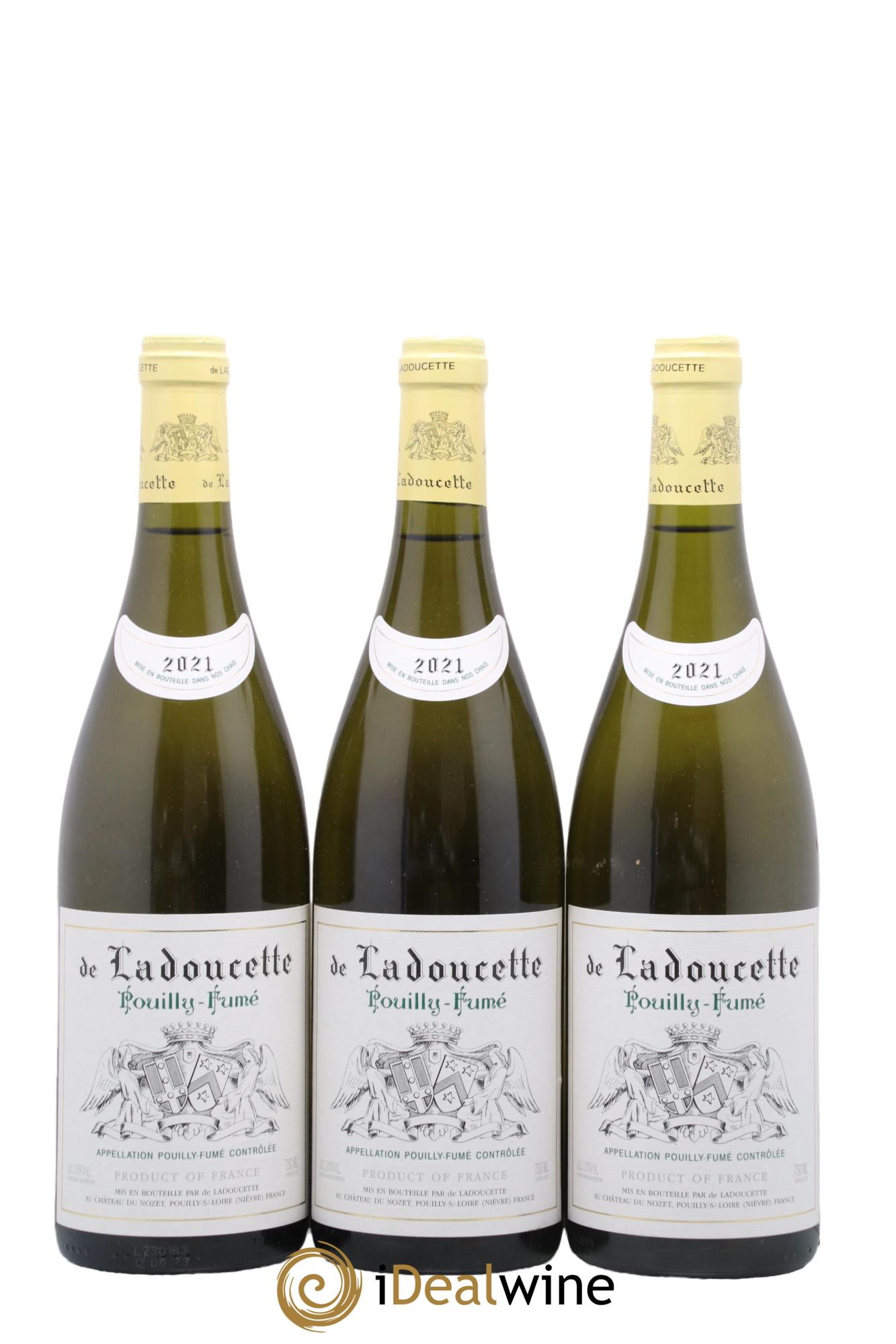 Pouilly-Fumé Patrick de Ladoucette 2021 - Lot of 3 bottles - 0