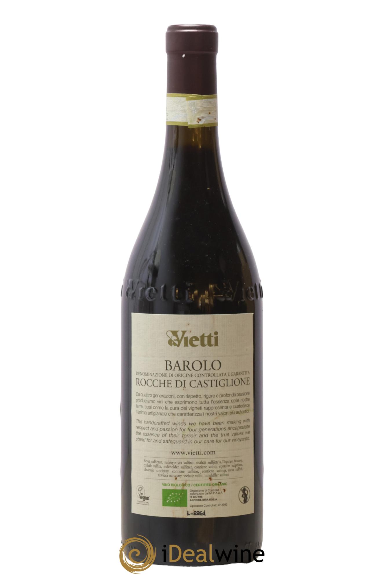 Barolo DOCG Rocche di Castiglione Vietti 2019 - Lot of 1 bottle - 1