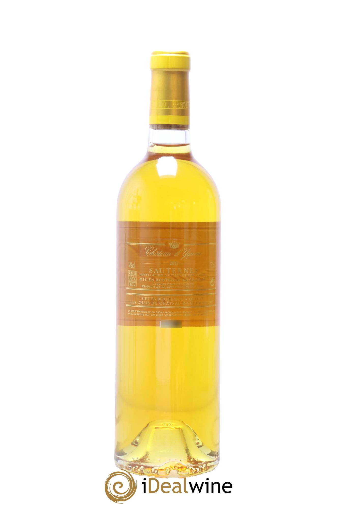 Château d' Yquem 1er Cru Classé Supérieur 2015 - Lot of 1 bottle - 1