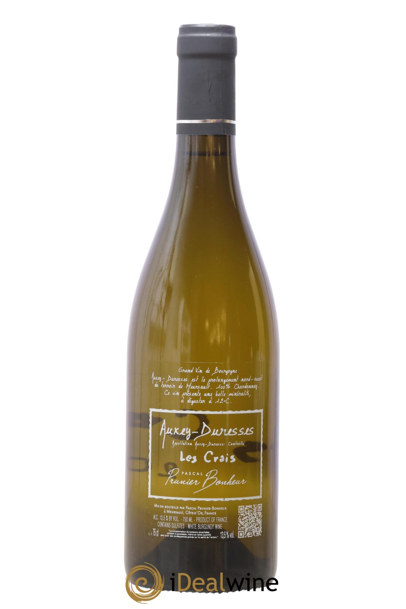 Auxey-Duresses Les Craies Pascal Prunier-Bonheur 2022 - Lot of 1 bottle - 1