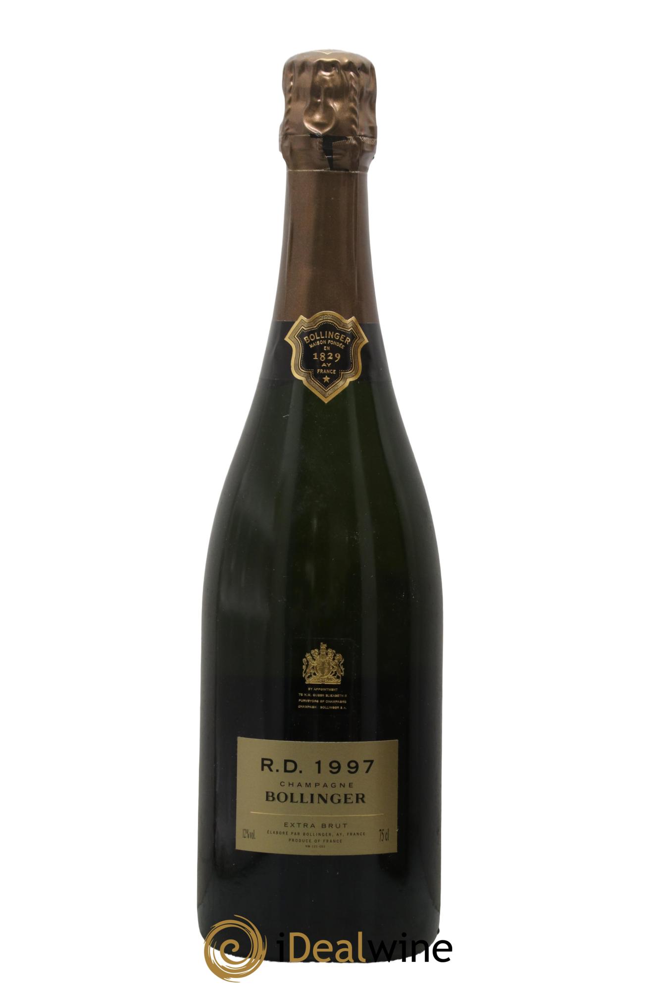 R.D. Extra-Brut Bollinger 1997 - Lot de 1 bouteille - 1