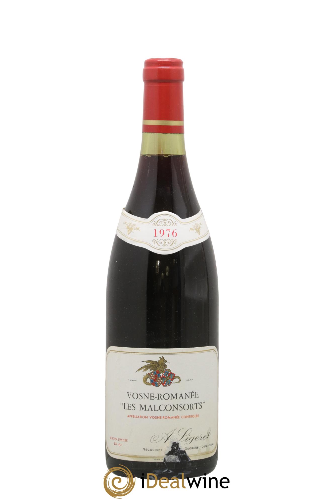 Vosne-Romanée Les Malconsorts A. Ligeret 1976 - Lot de 1 bouteille - 0