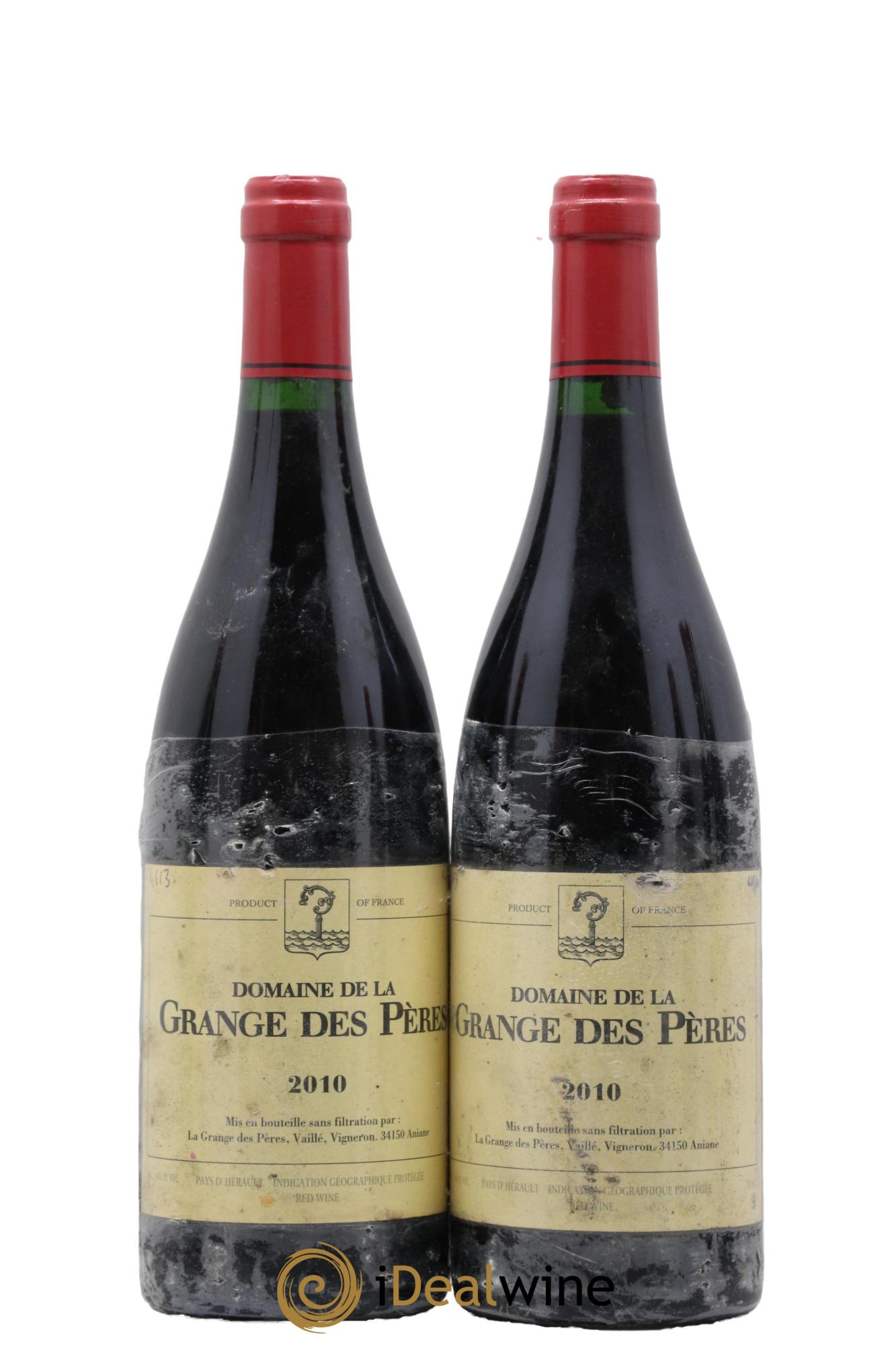 Pays d'Hérault Grange des Pères Laurent Vaillé 2010 - Lot de 2 bouteilles - 0