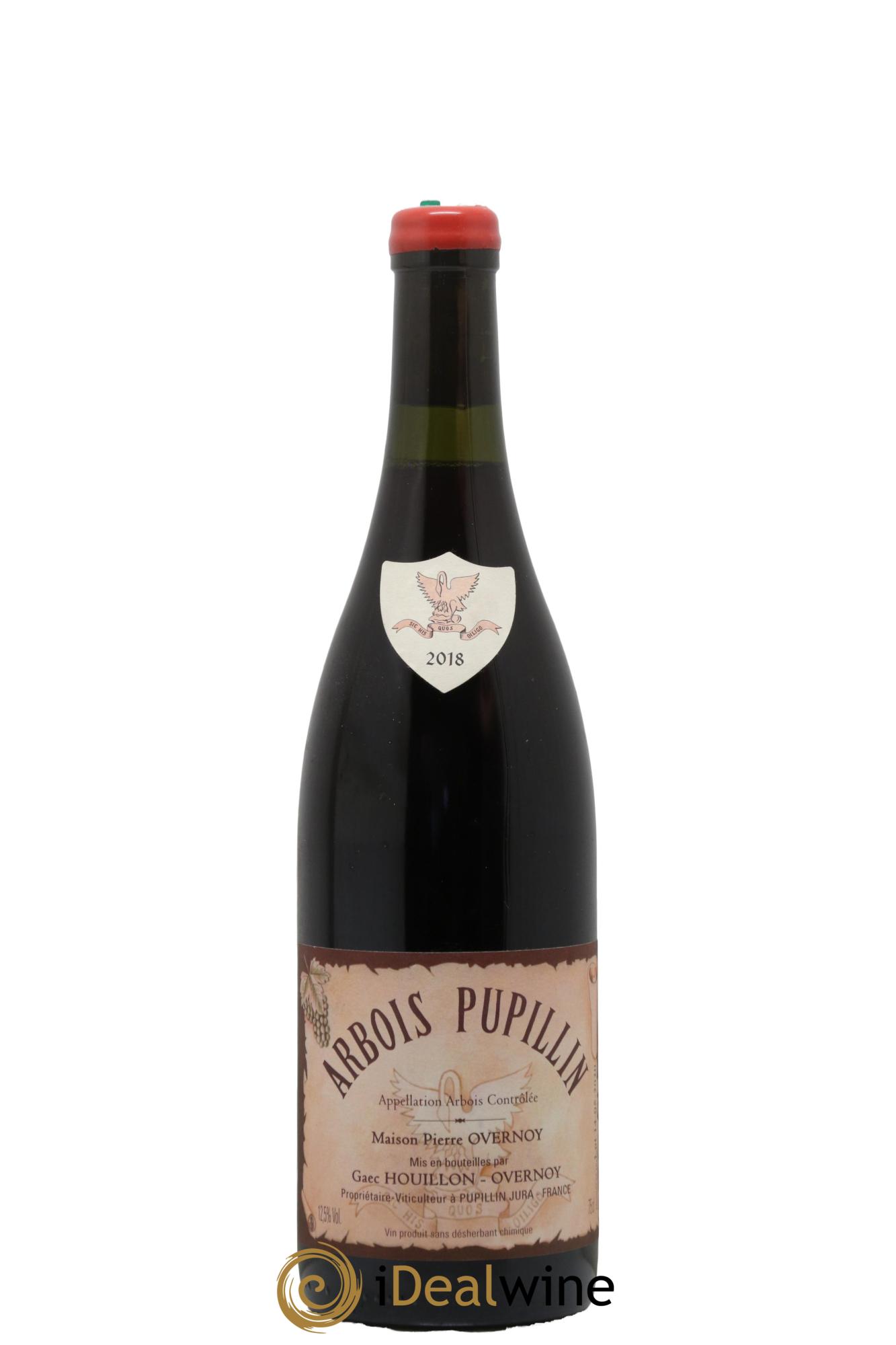 Arbois Pupillin Poulsard (cire rouge) Overnoy-Houillon (Domaine) 2018 - Lot of 1 bottle - 0