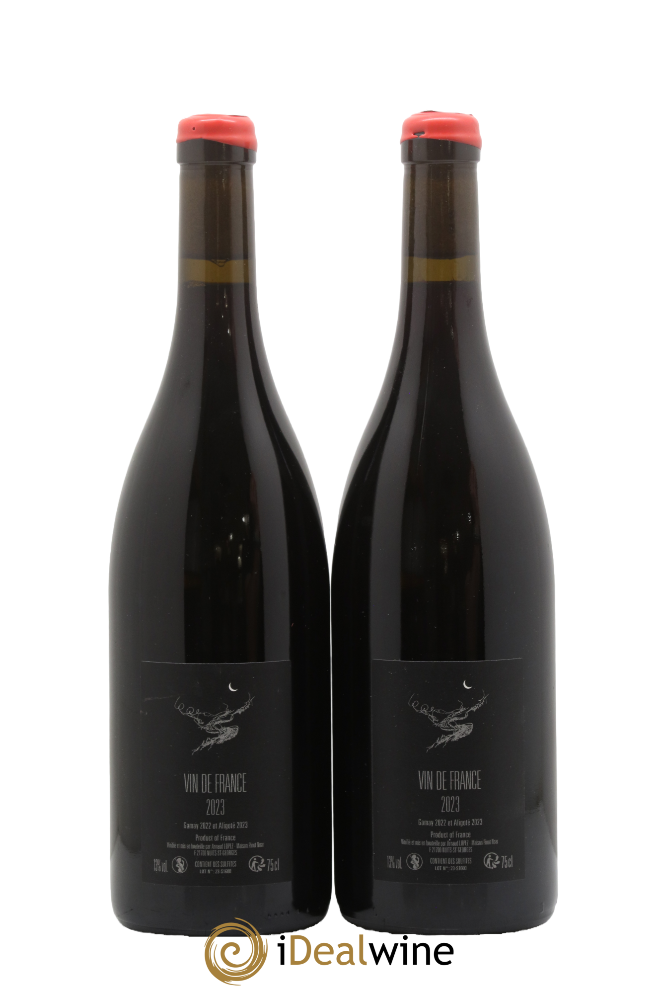 Vin  France Solera Arnaud Lopez - Lot de 2 bouteilles - 1
