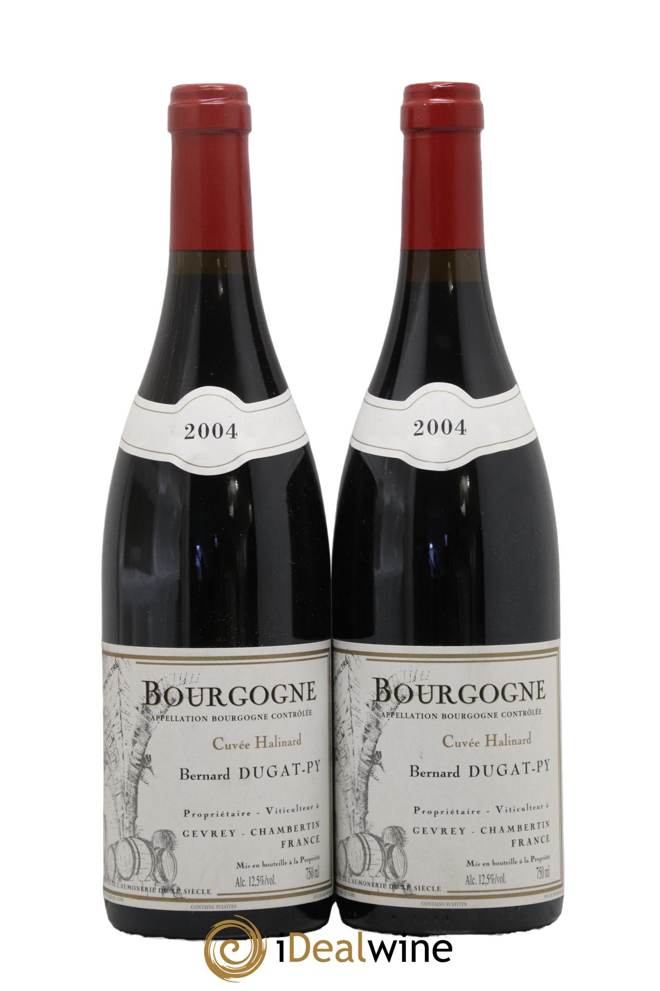 Bourgogne Cuvée Halinard Dugat-Py 2004 - Lot de 2 bouteilles - 0