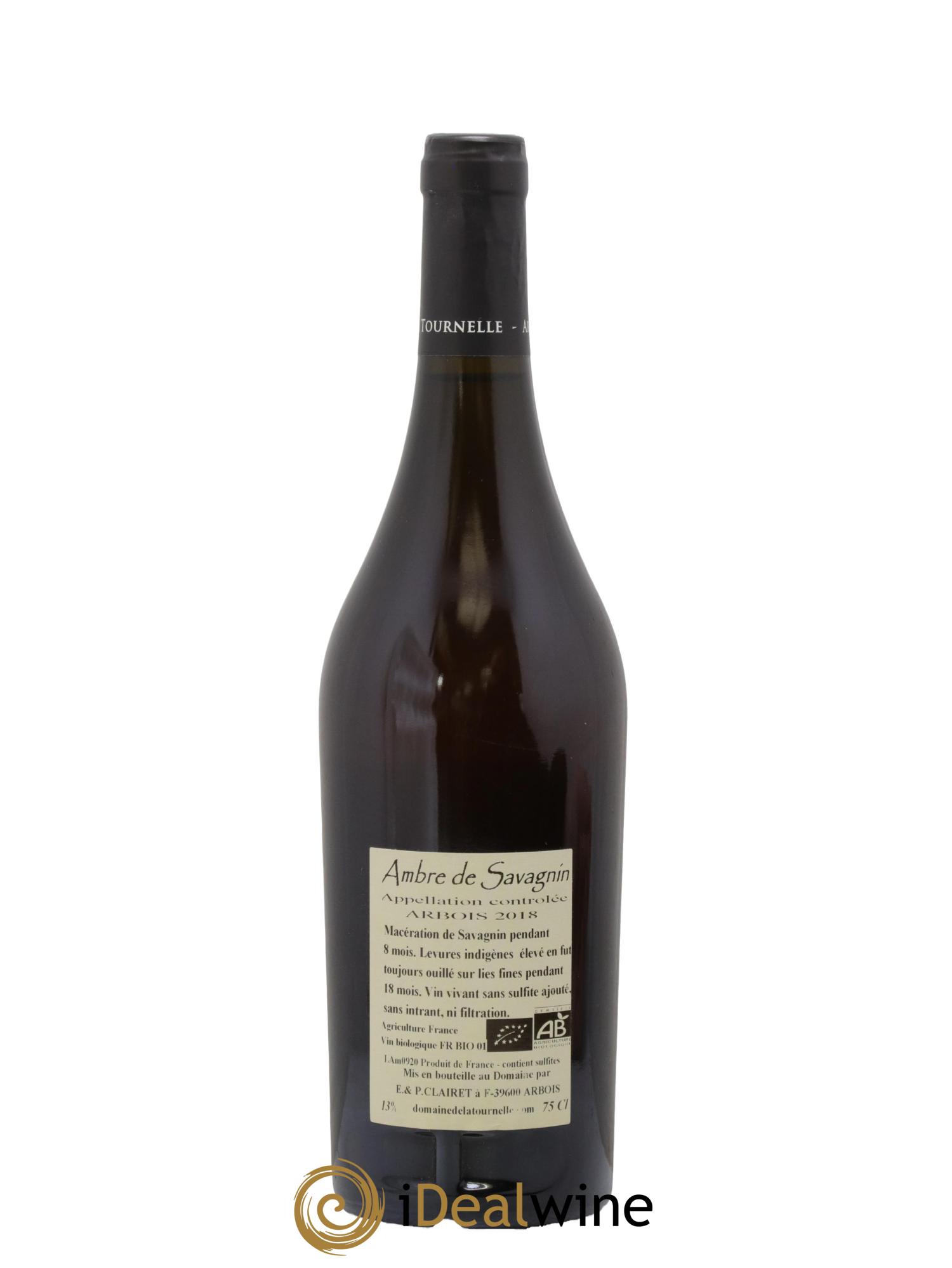 Arbois Ambre de Savagnin Domaine de la Tournelle 2018 - Posten von 1 Flasche - 1