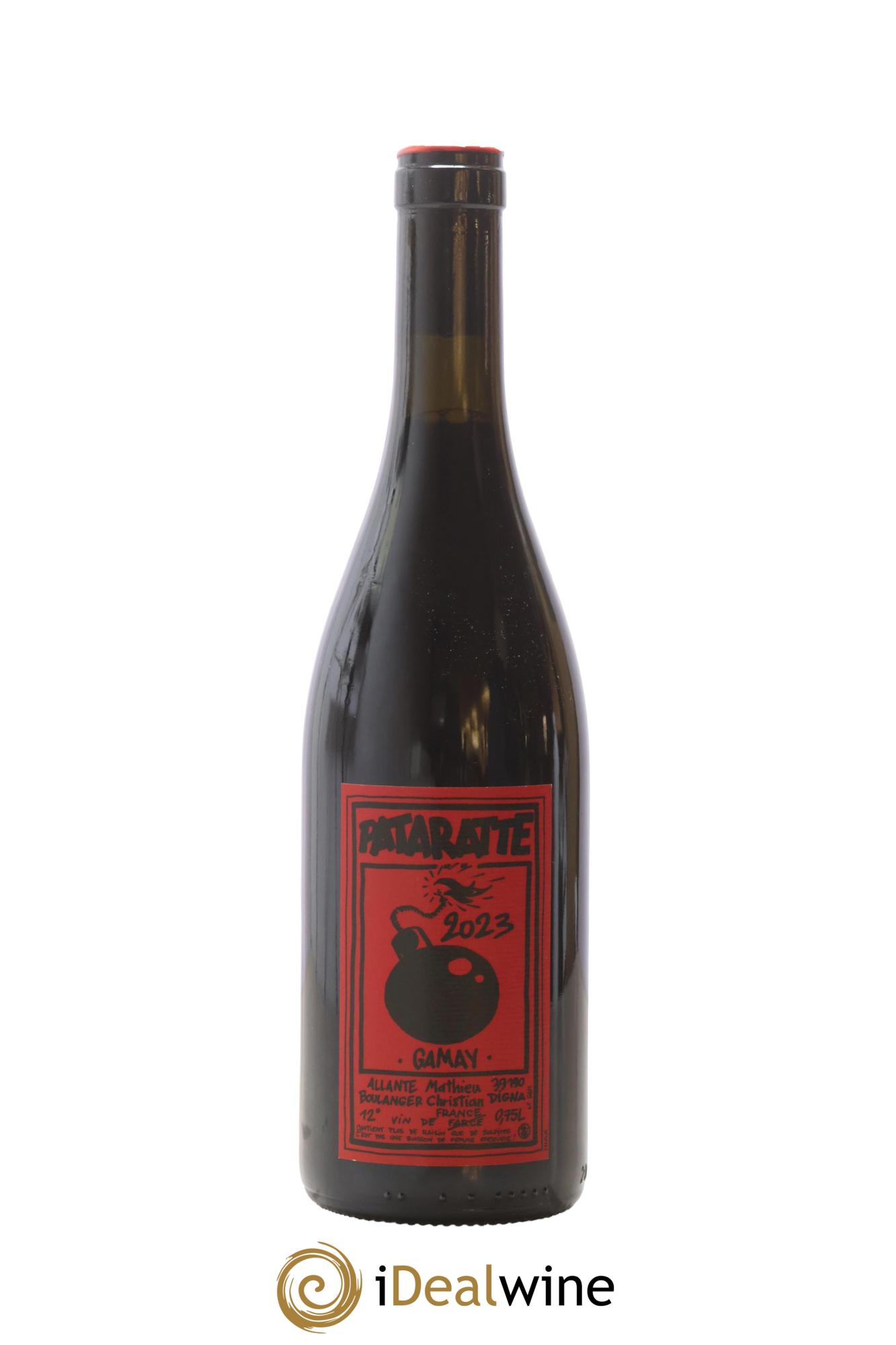 Vin de France Pataratte Gamay Allante Boulanger 2023 - Lot of 1 bottle - 0