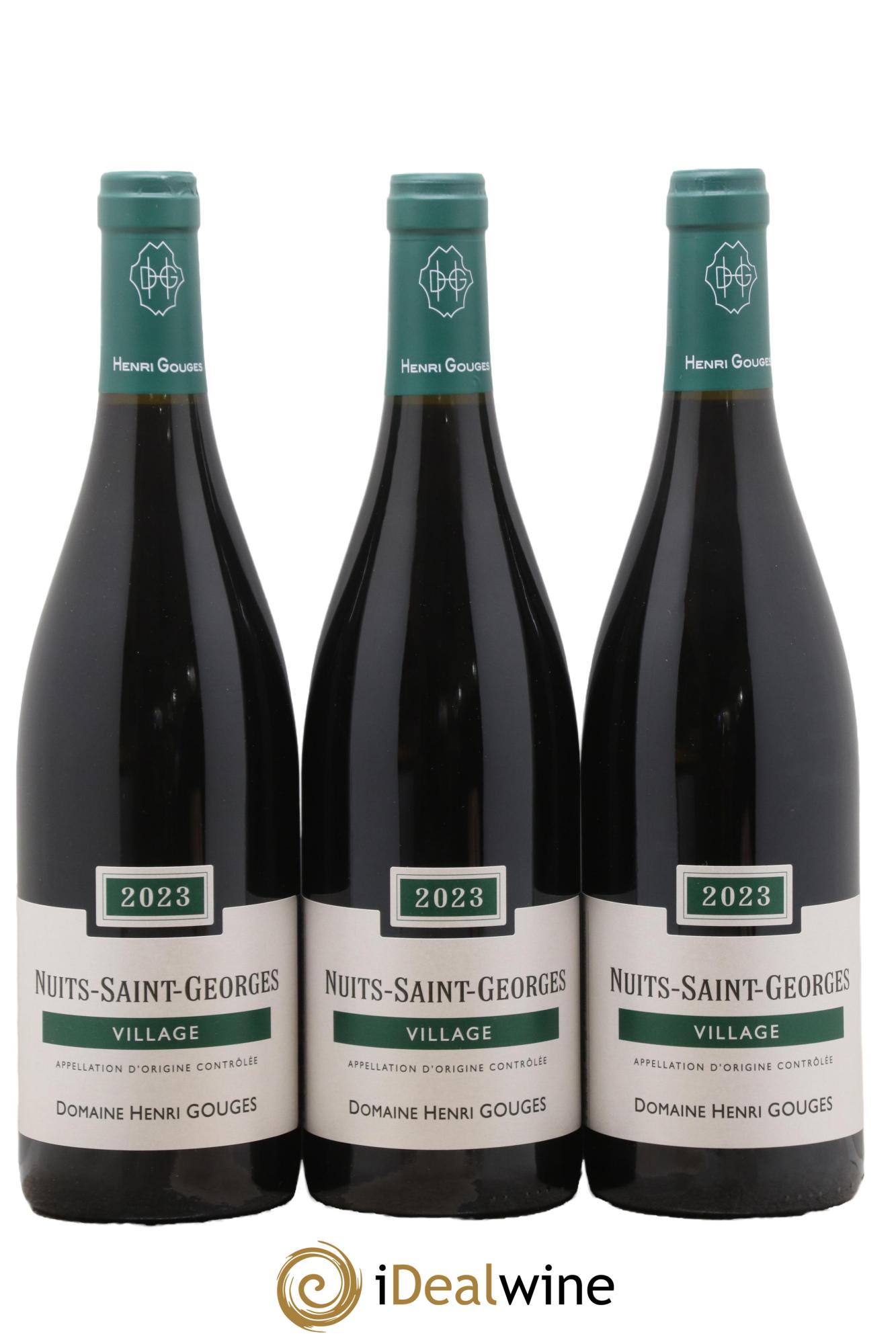Nuits-Saint-Georges Henri Gouges Village 2023 - Lot de 3 bouteilles - 0