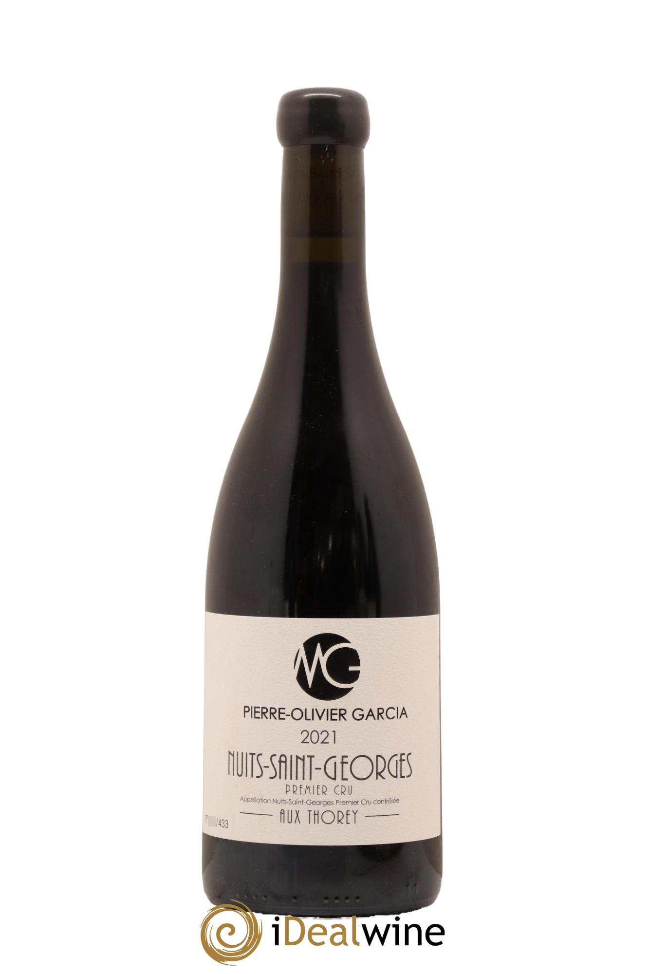 Nuits-Saint-Georges 1er Cru Aux Thorey Domaine Pierre Olivier Garcia 2021 - Lot de 1 bouteille - 0