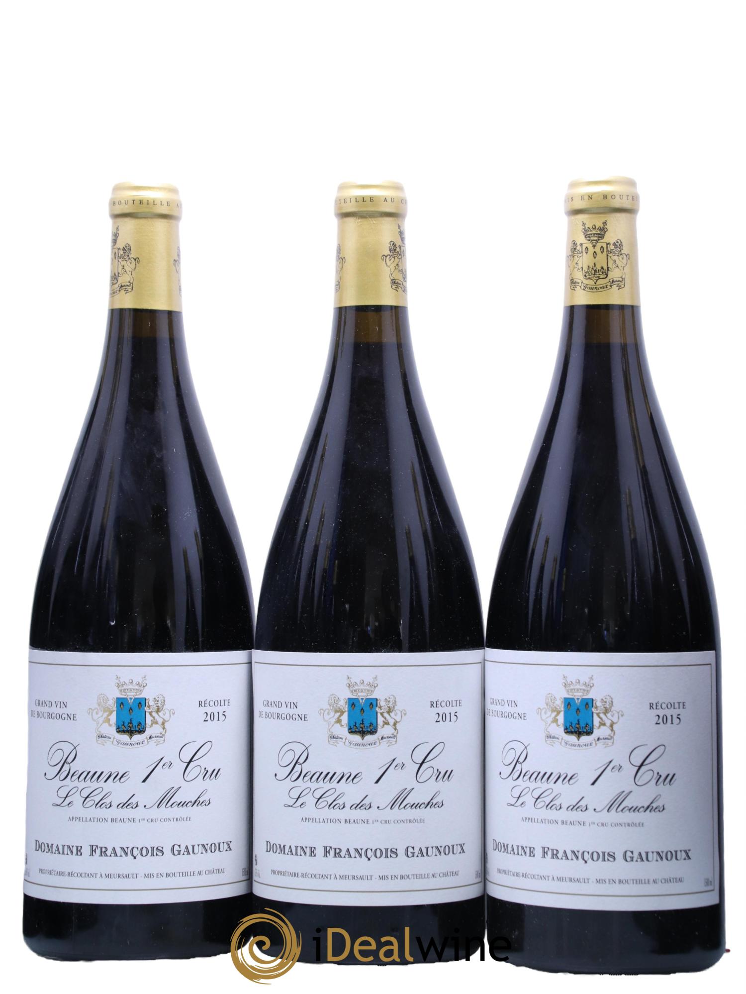 Beaune 1er Cru Le Clos des Mouches François Gaunoux 2015 - Lot de 3 magnums - 0