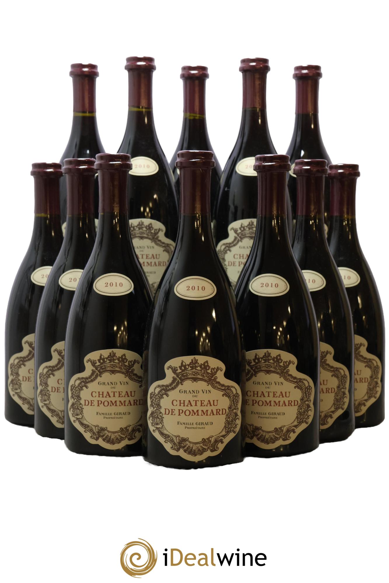 Pommard Château de Pommard 2010 - Lot of 12 bottles - 0