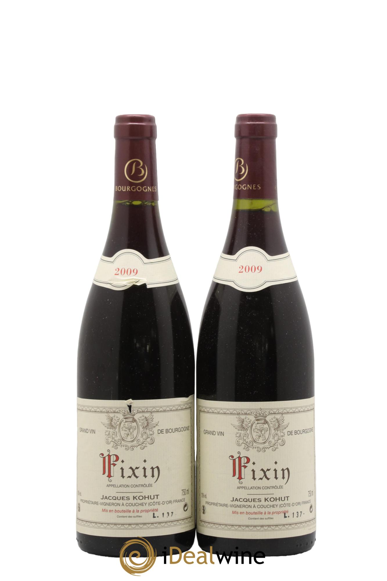 Fixin Jacques Kohut 2009 - Posten von 2 Flaschen - 0