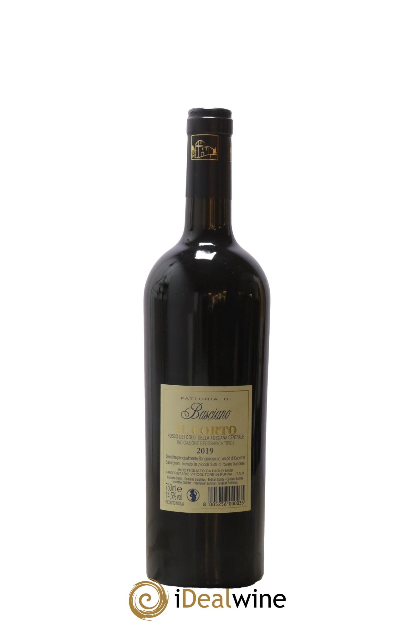 Italie Igt Rosso Della Toscana Central Il Corto Fattotia Di Basciano 2019 - Lot de 1 bouteille - 1