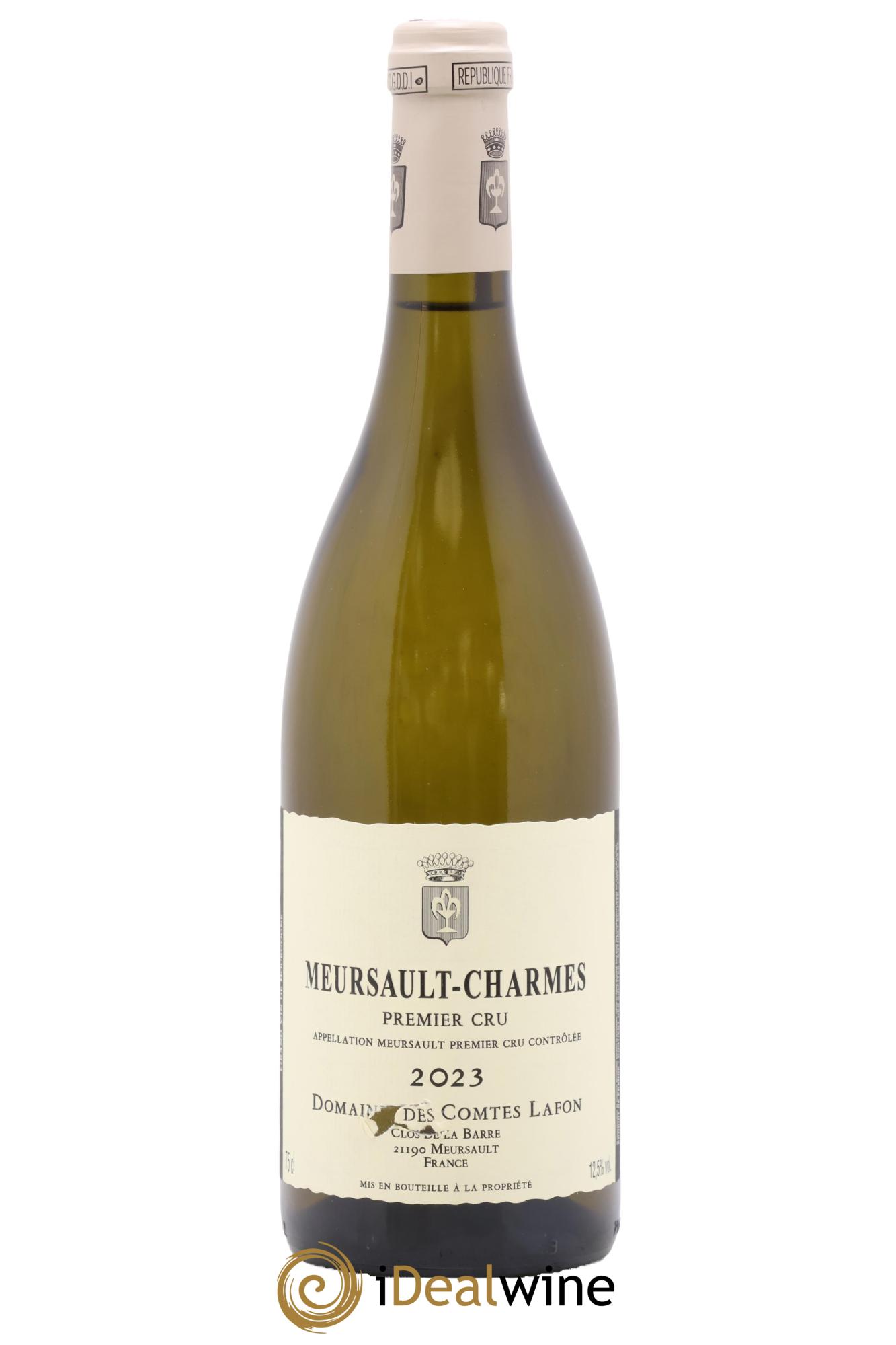 Meursault 1er Cru Charmes Comtes Lafon (Domaine des) 2023 - Lote de 1 botella - 0