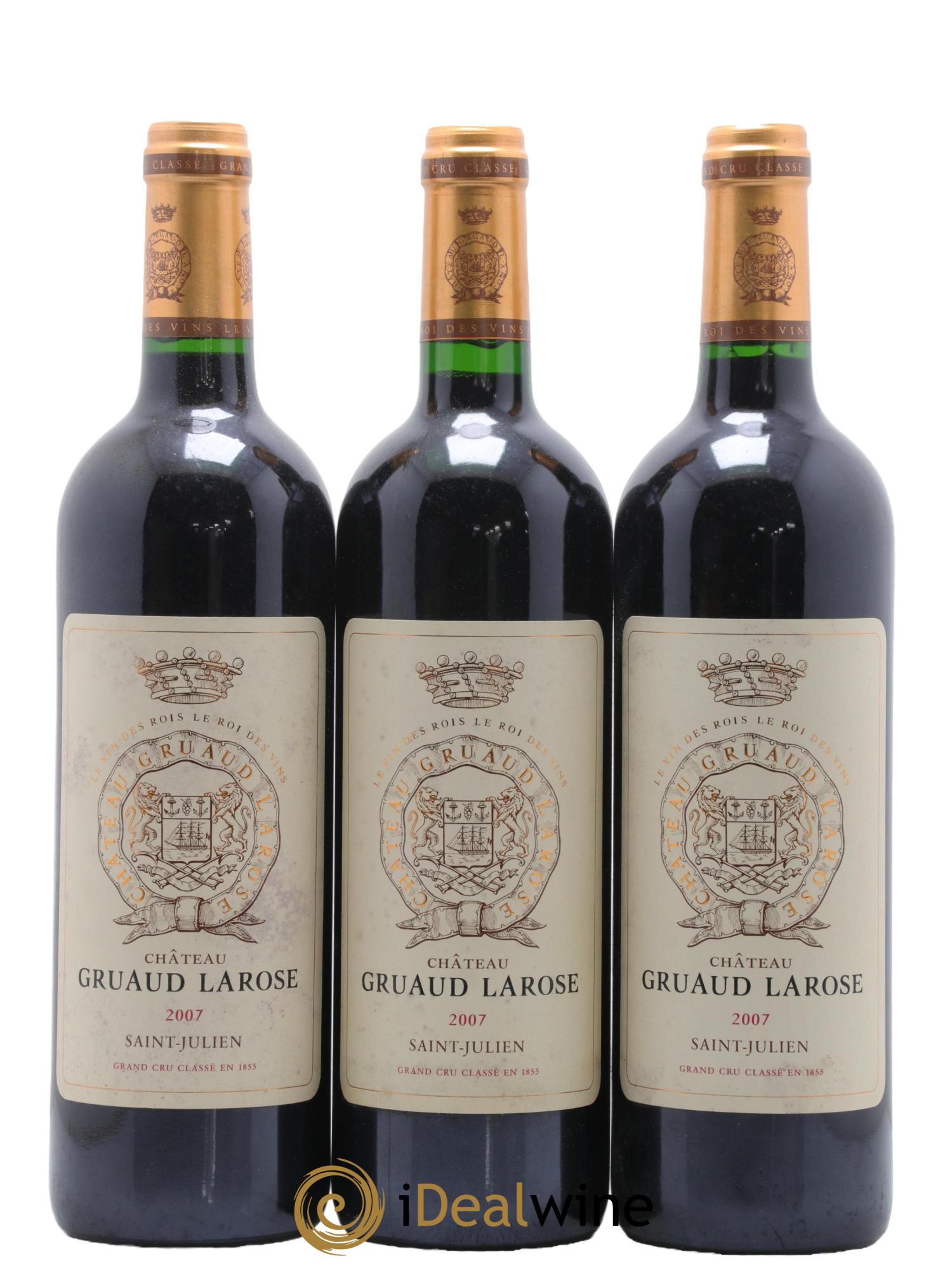 Château Gruaud Larose 2ème Grand Cru Classé 2007 - Lot de 12 bouteilles - 1