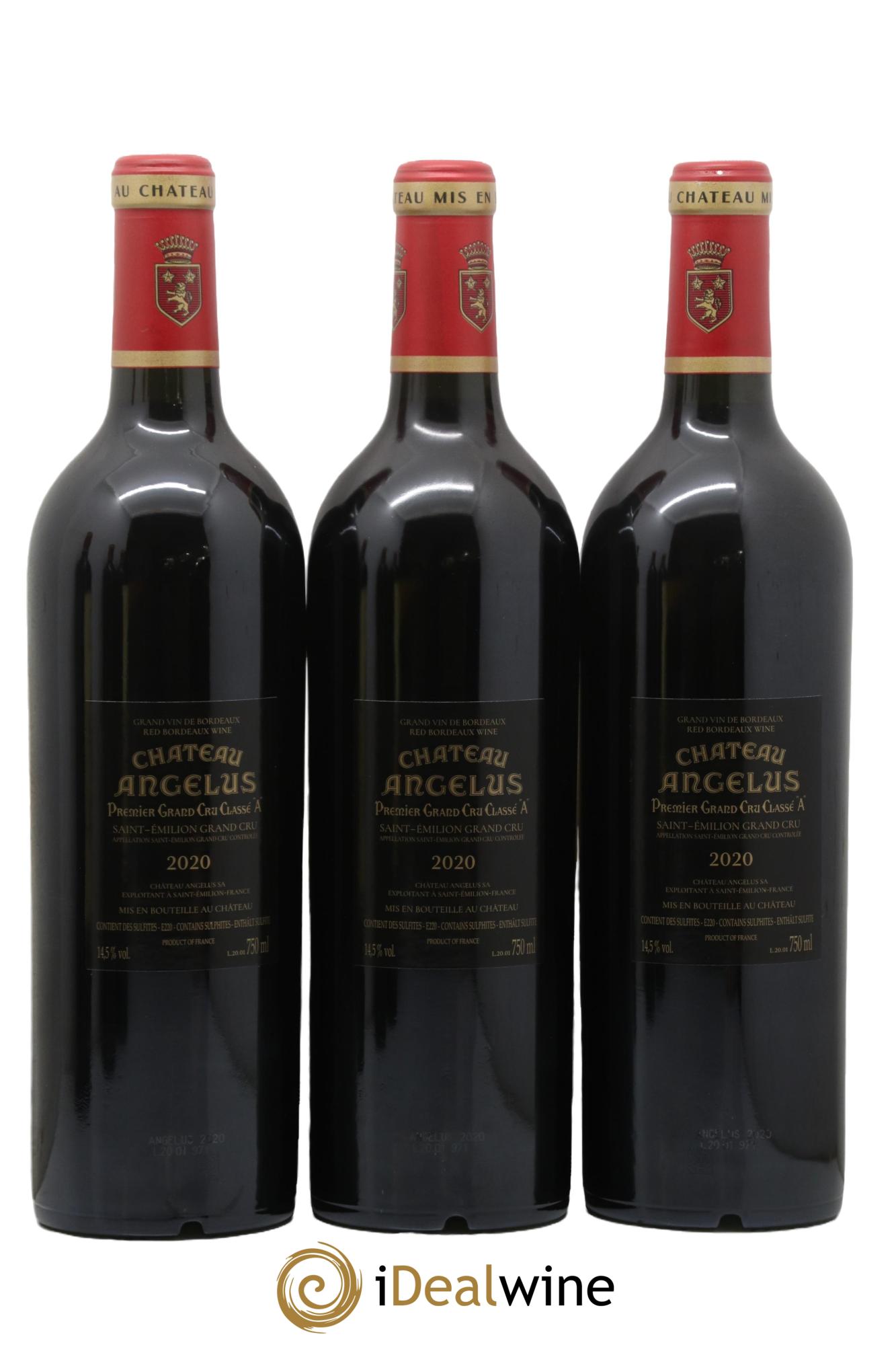 Château Angélus 1er Grand Cru Classé A 2020 - Lot de 6 bouteilles - 2