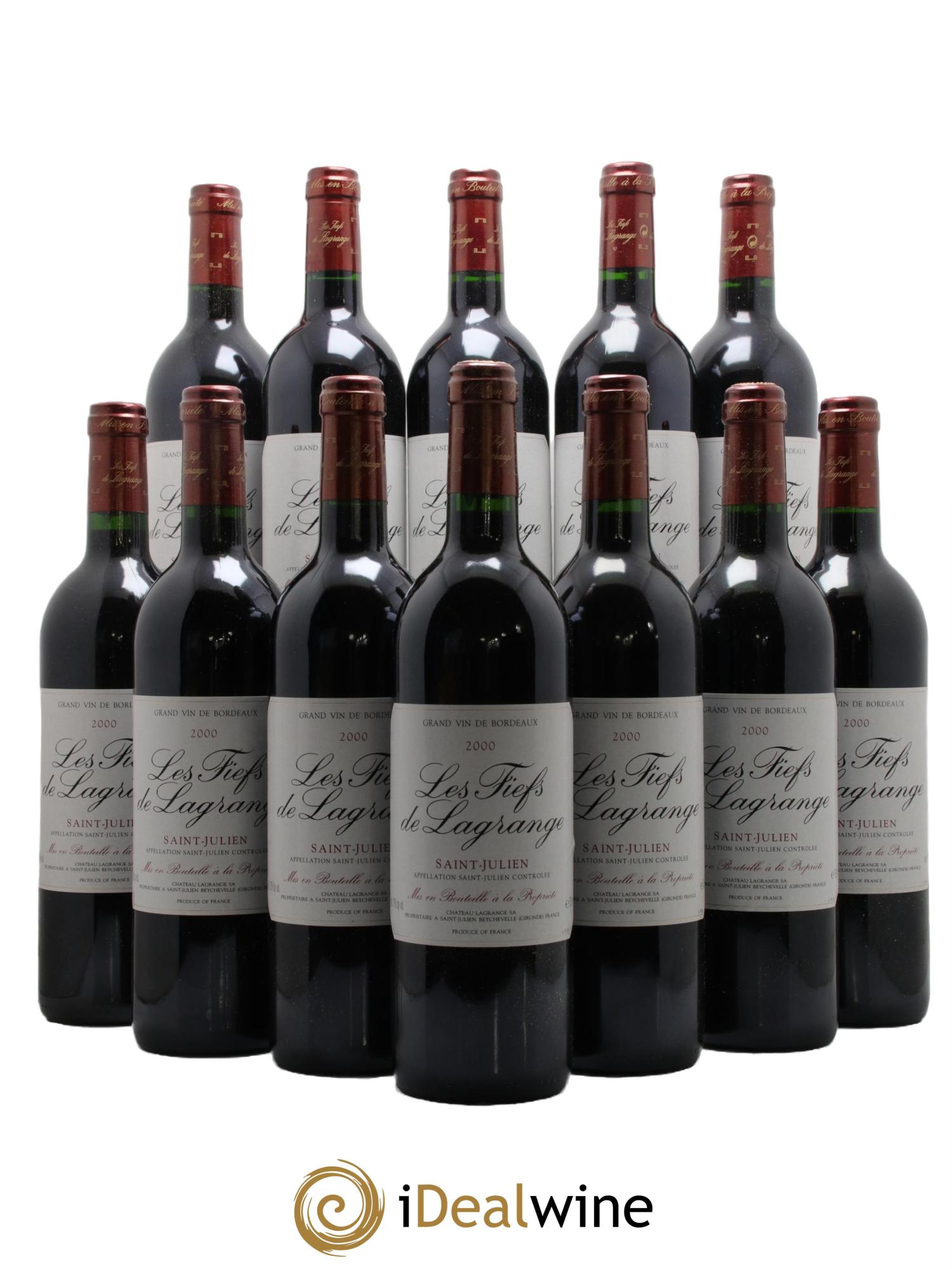 Les Fiefs de Lagrange Second Vin 2000 - Lotto di 12 bottiglie - 0