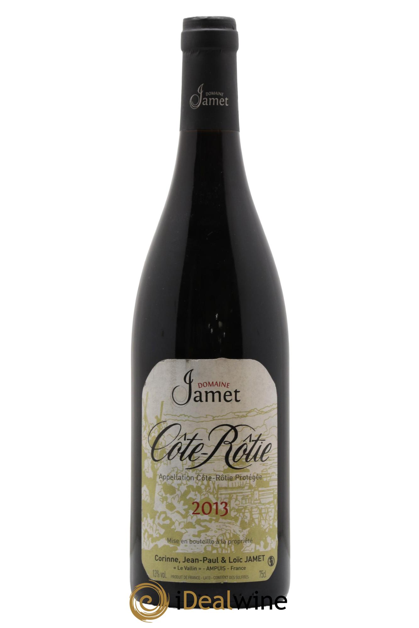 Côte-Rôtie Jamet (Domaine) 2013 - Lot de 1 bouteille - 0