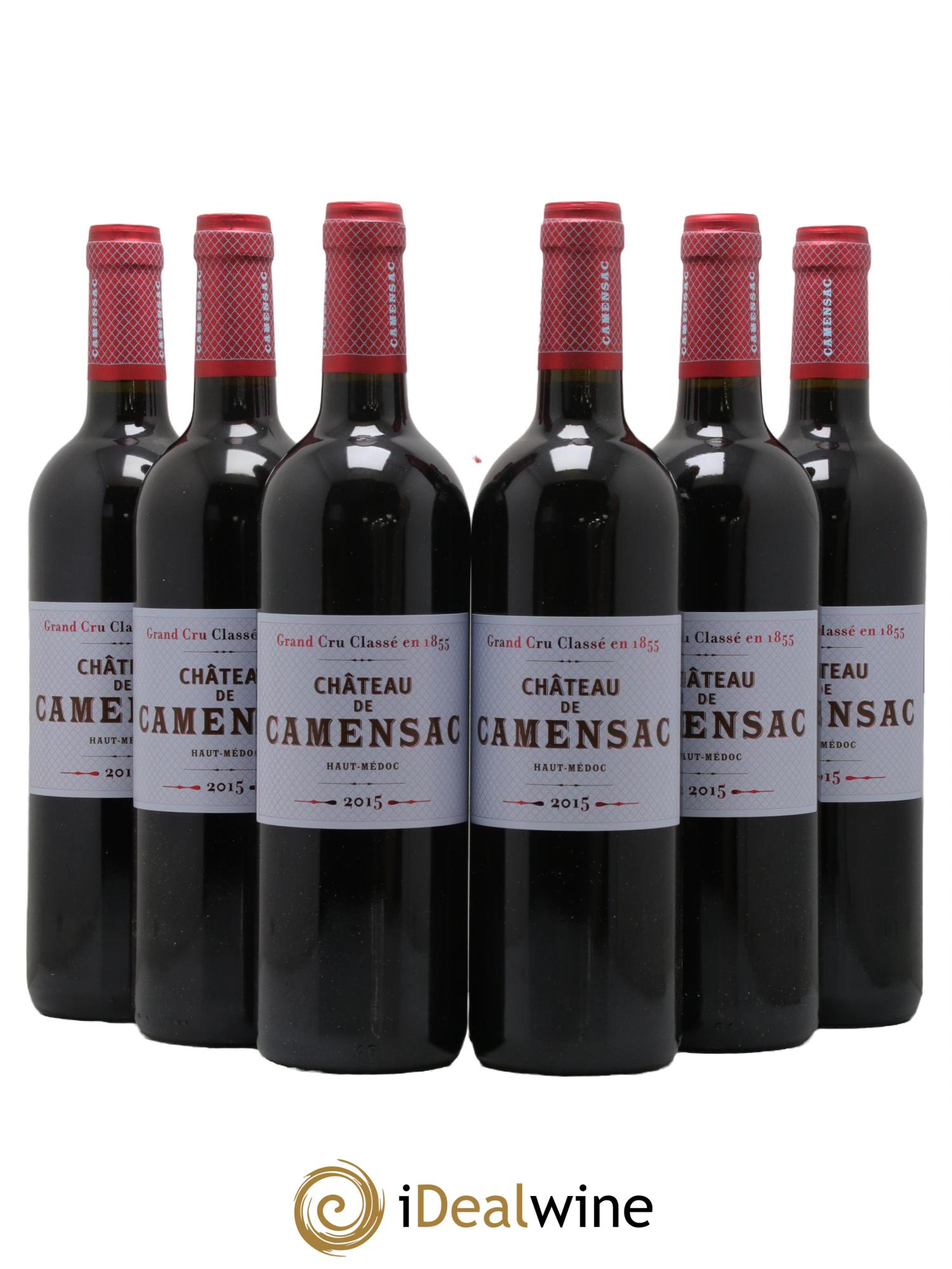 Château Camensac 5ème Grand Cru Classé 2015 - Lot de 6 bouteilles - 0