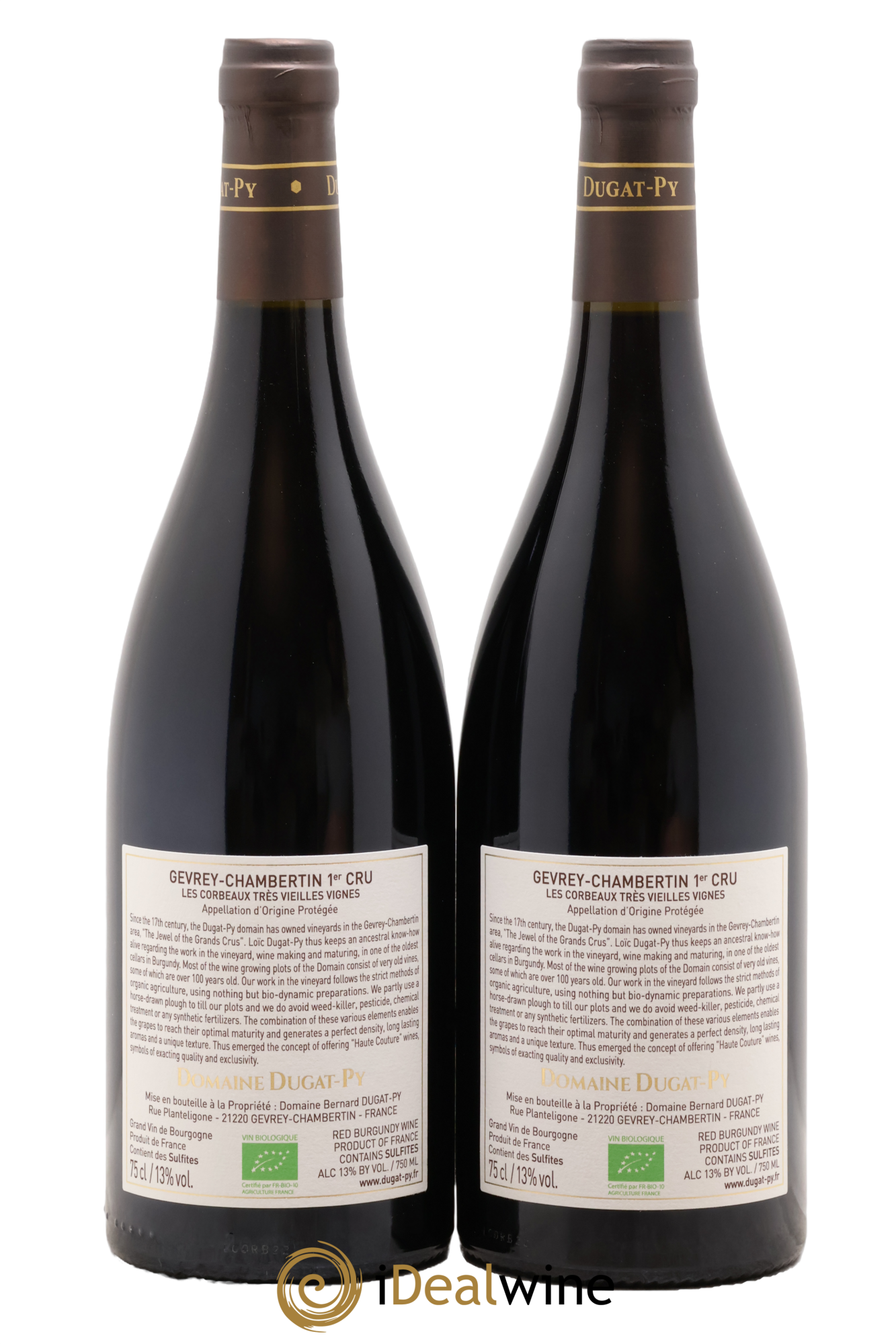 Gevrey-Chambertin 1er Cru Les Corbeaux Très Vieilles Vignes Dugat-Py 2022 - Lot of 2 bottles - 1