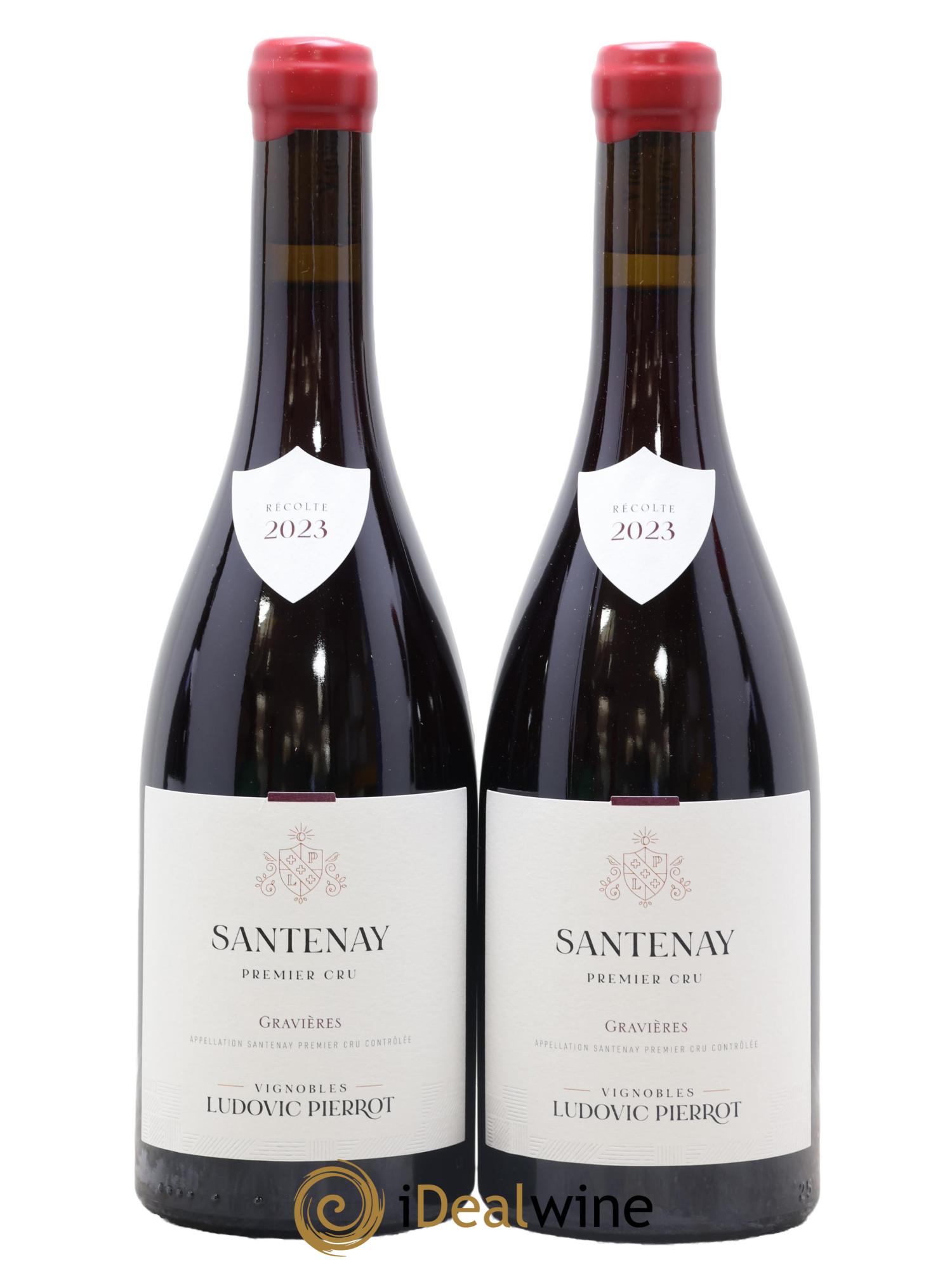 Santenay 1er Cru Les Gravieres ludovic pierrot 2023 - Lot de 2 bouteilles - 0