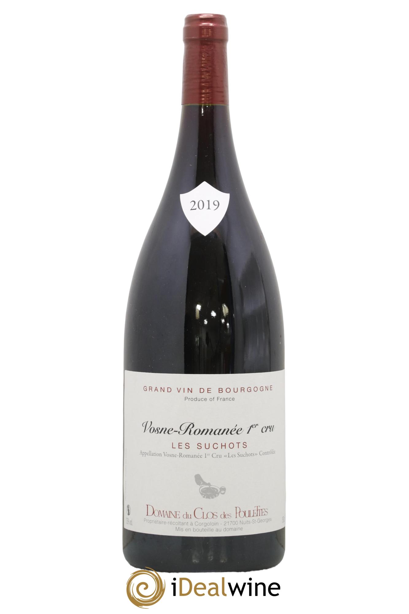 Vosne-Romanée 1er Cru Les Suchots Domaine de la Poulette  2019 - Lot de 1 magnum - 0