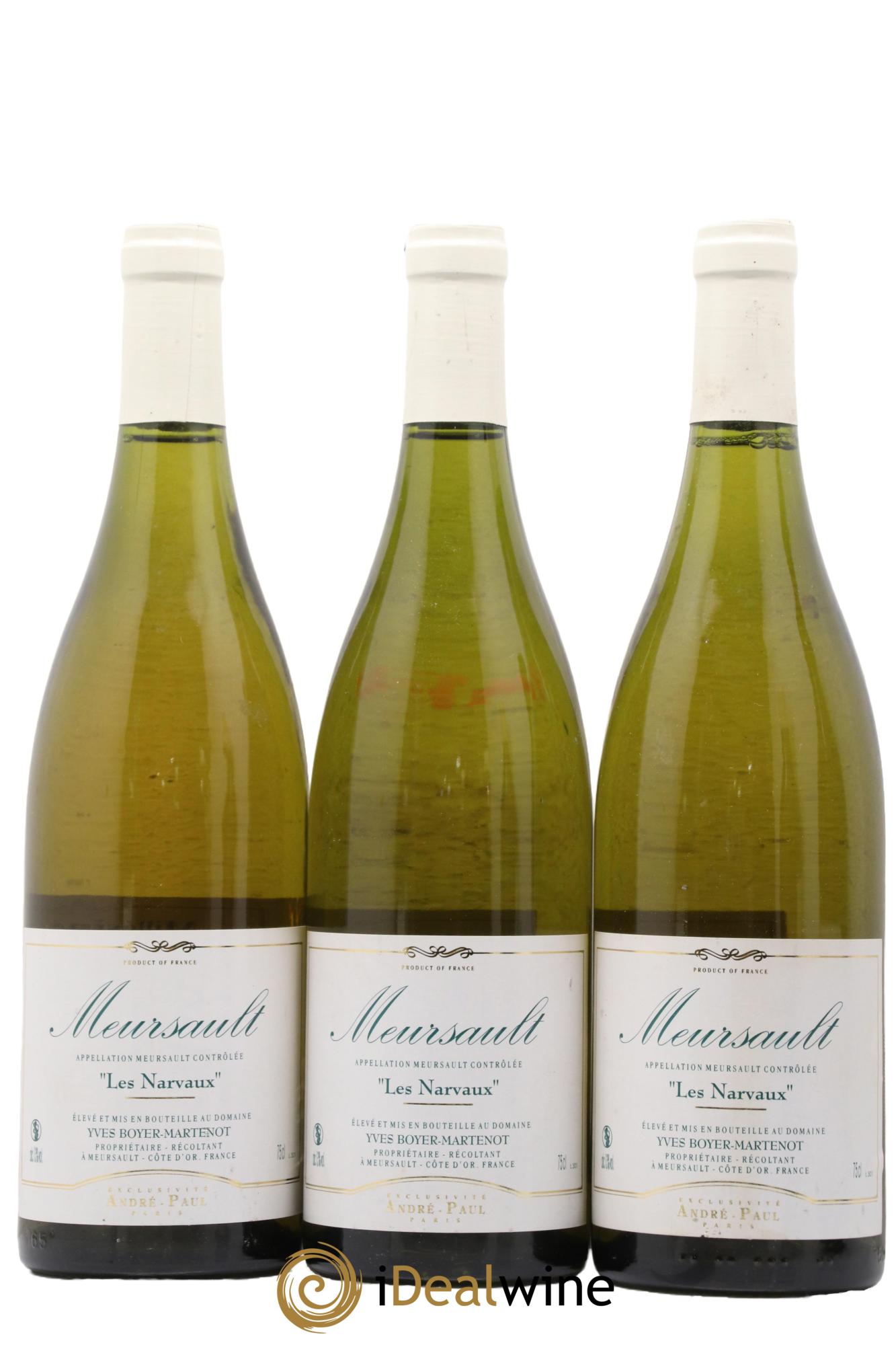 Meursault Les Narvaux Boyer-Martenot 2011 - Lot de 3 bouteilles - 0
