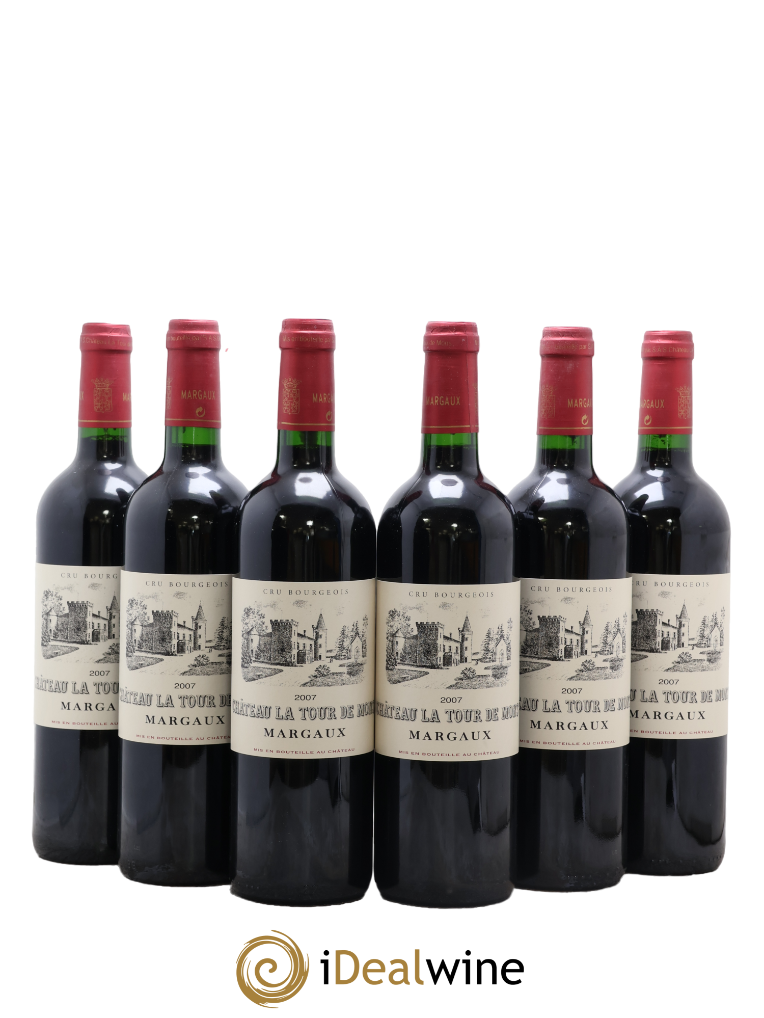 Château la Tour de Mons Cru Bourgeois 2007 - Lot de 6 bouteilles - 0