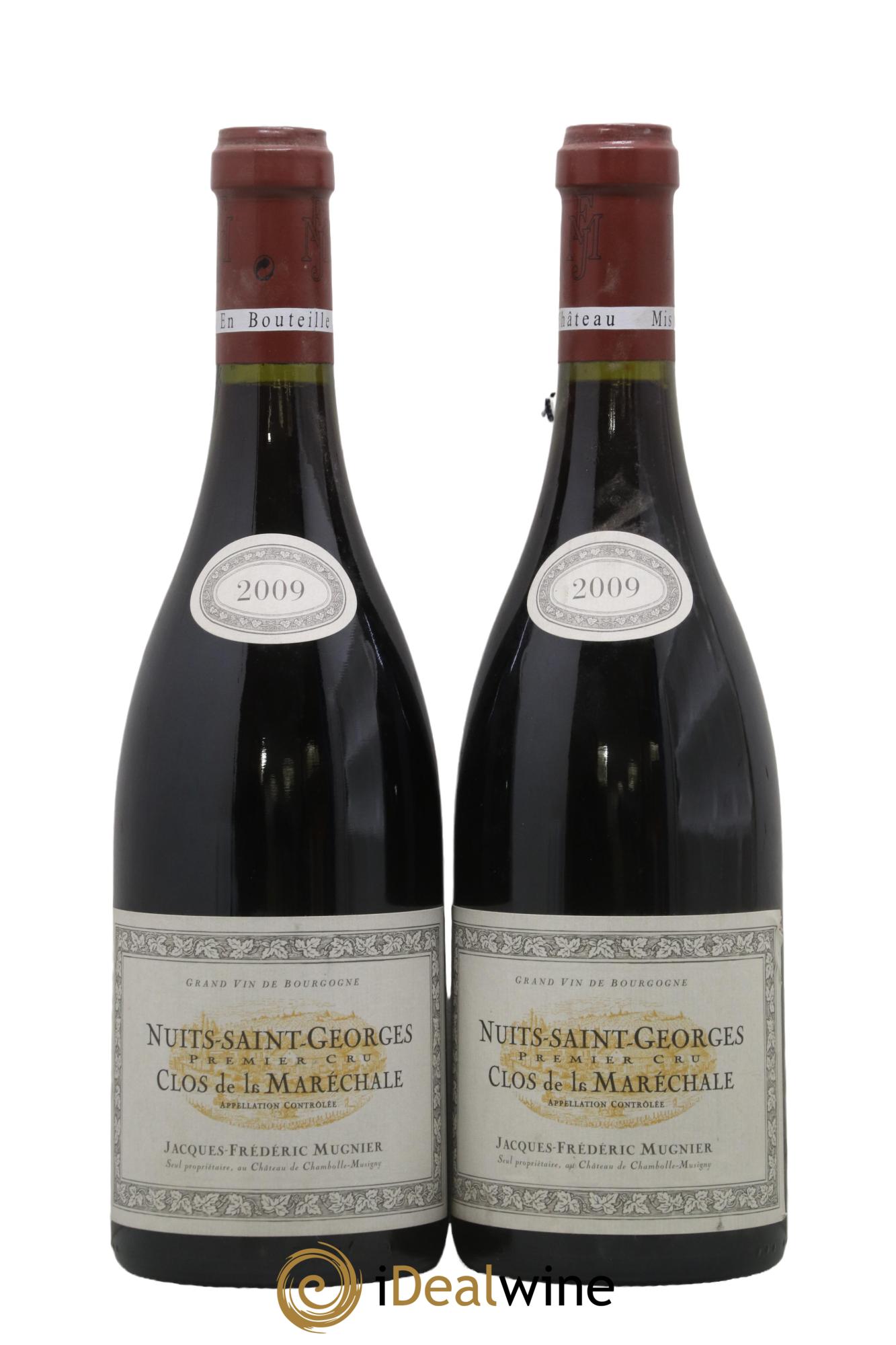 Nuits-Saint-Georges 1er Cru Clos de La Maréchale Jacques-Frédéric Mugnier 2009 - Lot of 2 bottles - 0