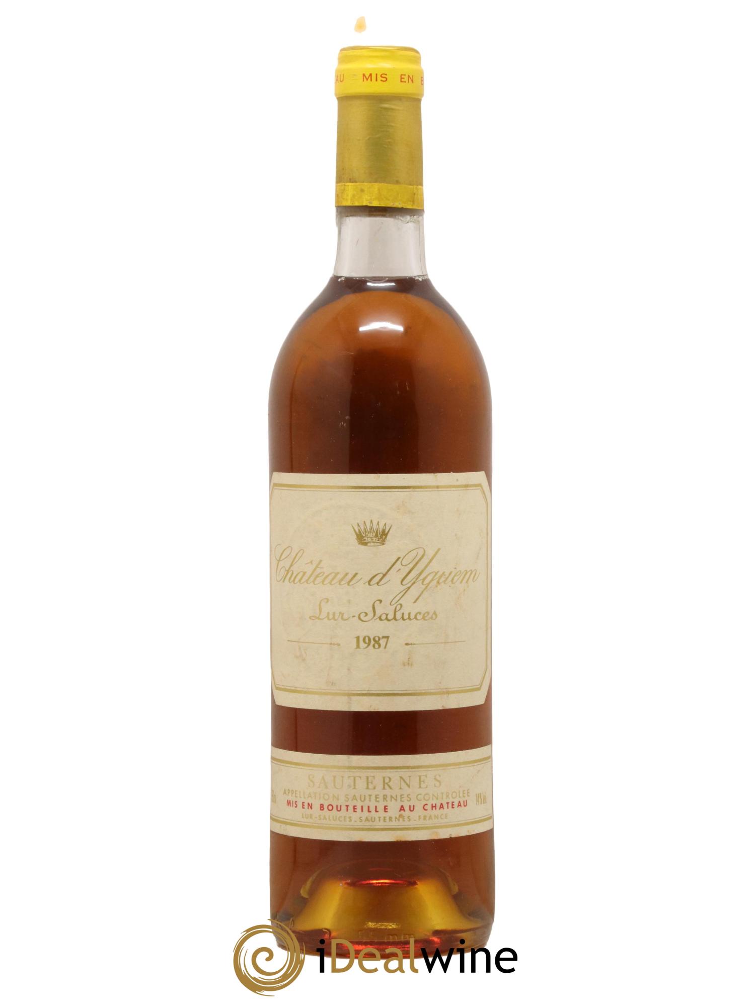 Château d' Yquem 1er Cru Classé Supérieur 1987 - Lotto di 1 bottiglia - 0