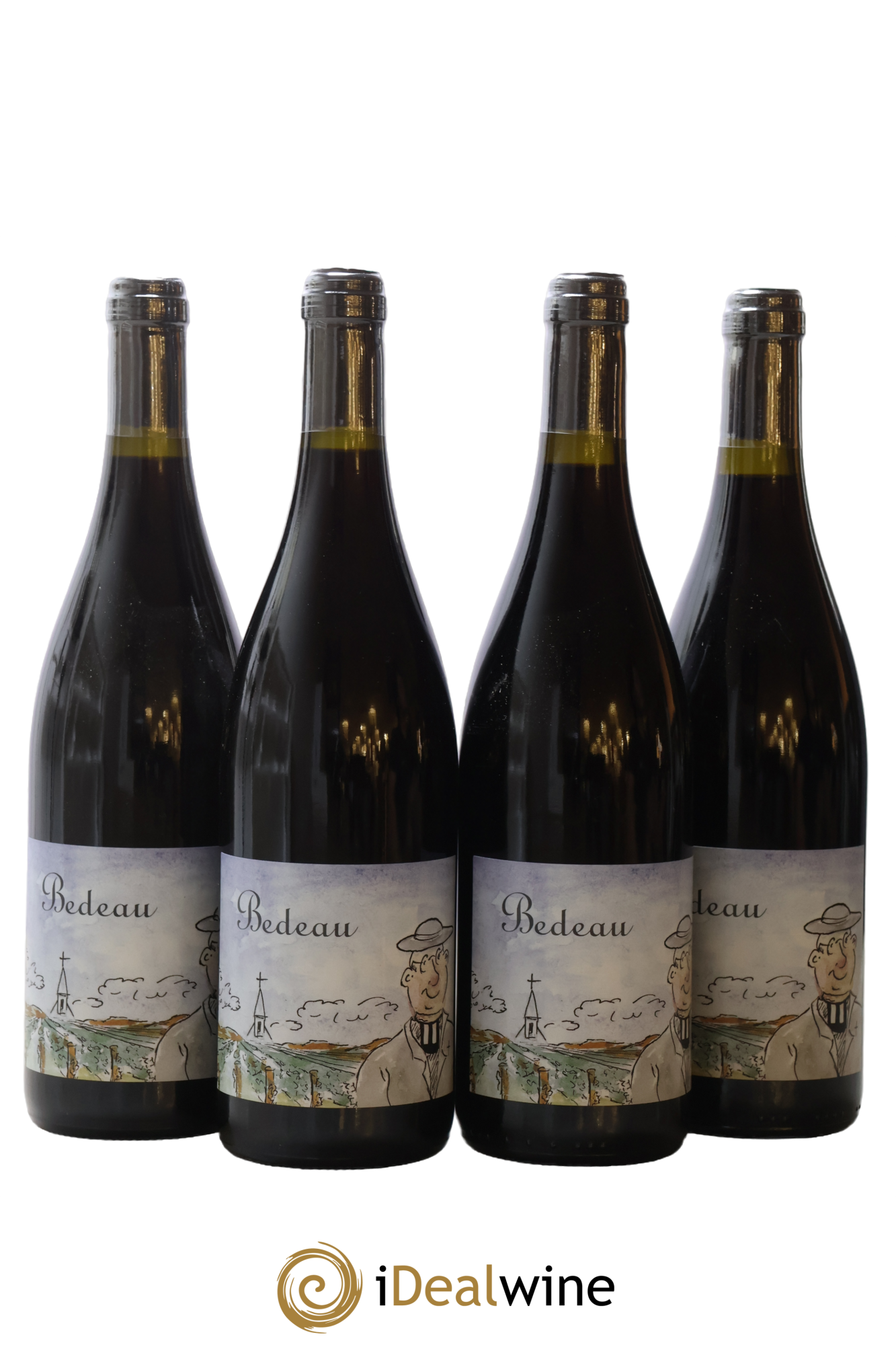 Bourgogne Bedeau Domaine de Chassorney - Frédéric Cossard 2015 - Lotto di 4 bottiglie - 0