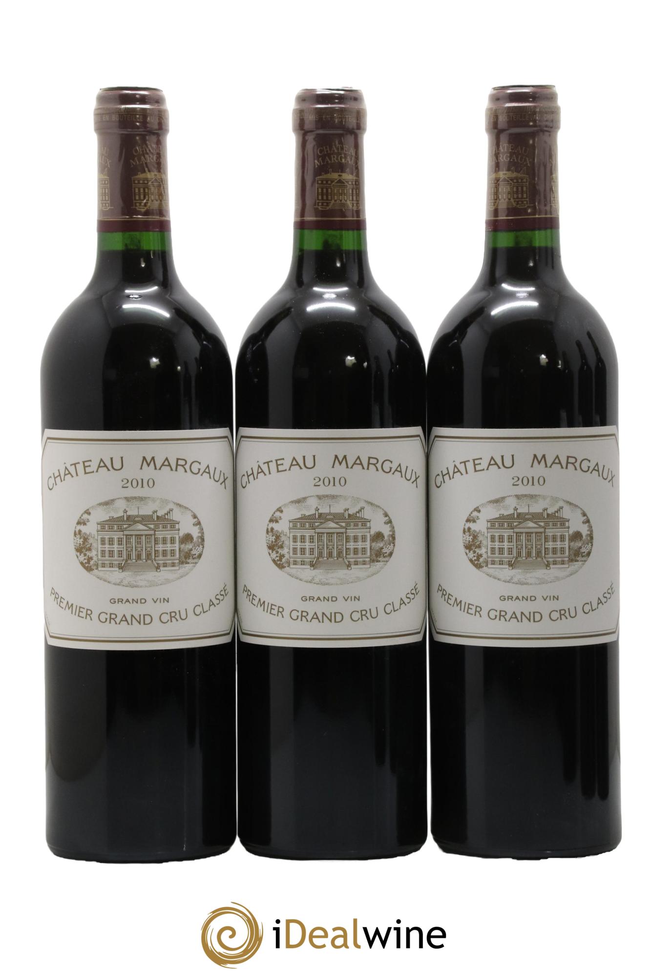 Château Margaux 1er Grand Cru Classé 2010 - Lot de 6 bouteilles - 1