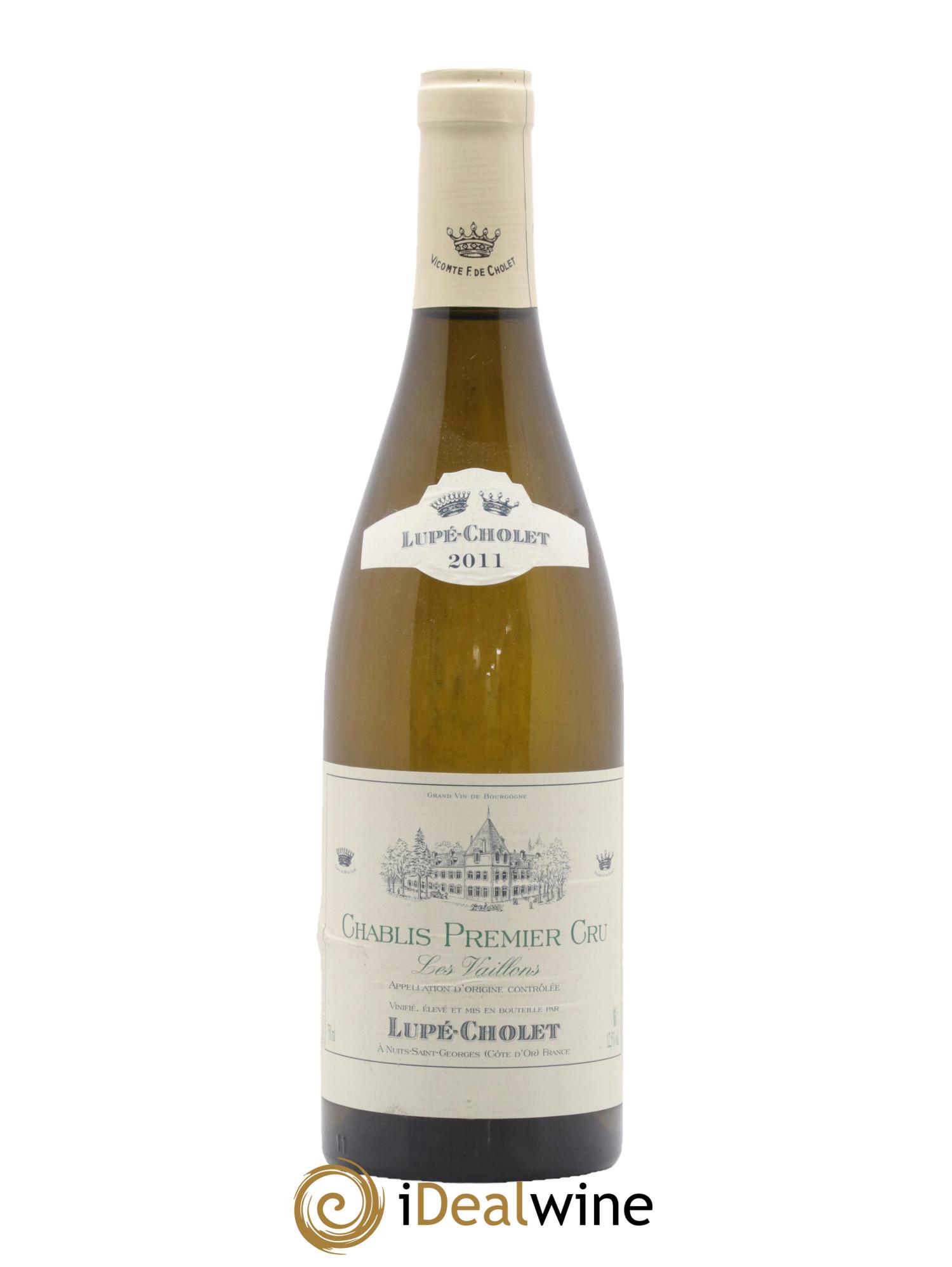 Chablis 1er Cru Les Vaillons Lupé Cholet 2011 - Lot de 1 bouteille - 0