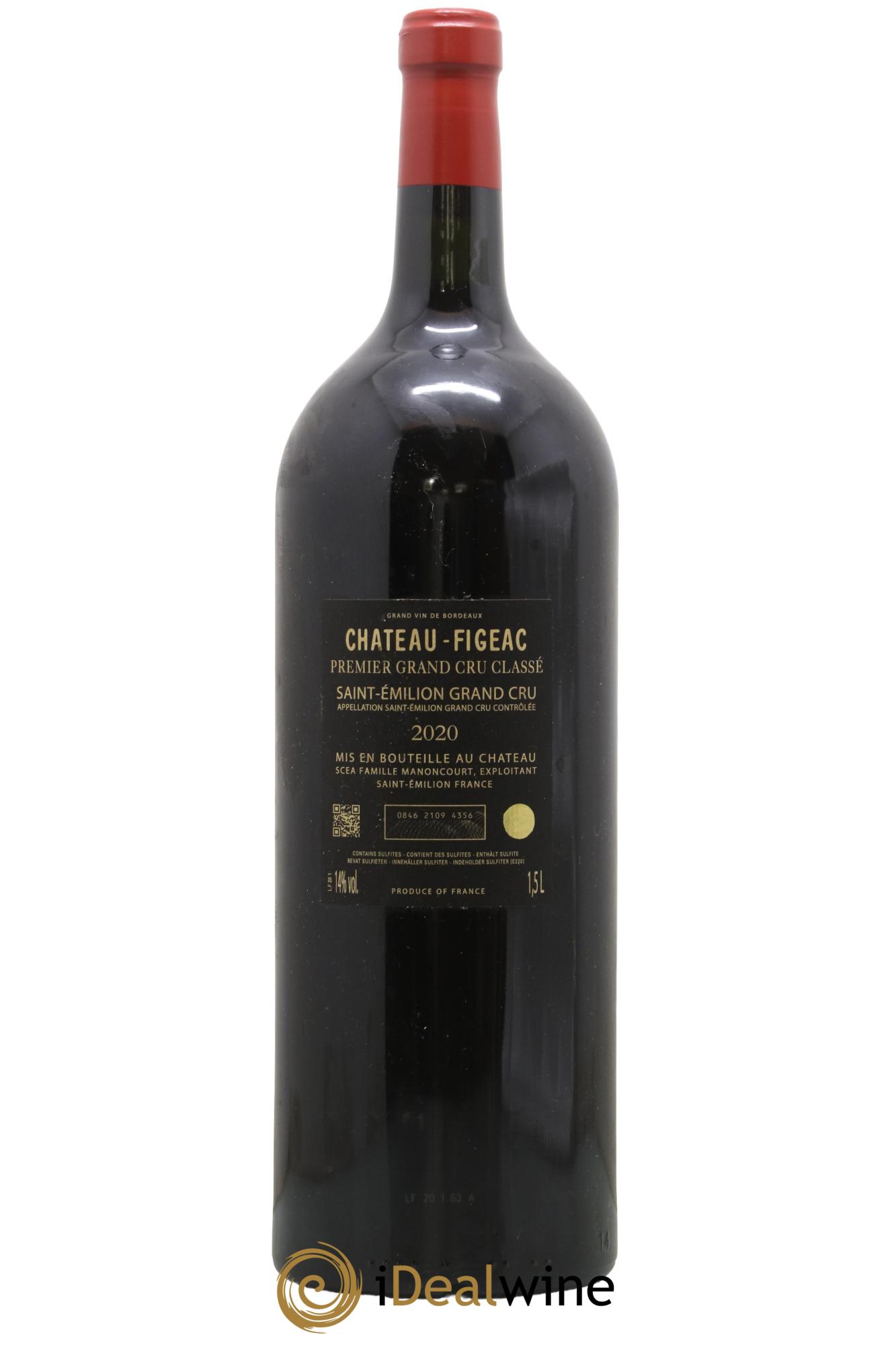 Château Figeac 1er Grand Cru Classé A 2020 - Lotto di 1 magnum - 1