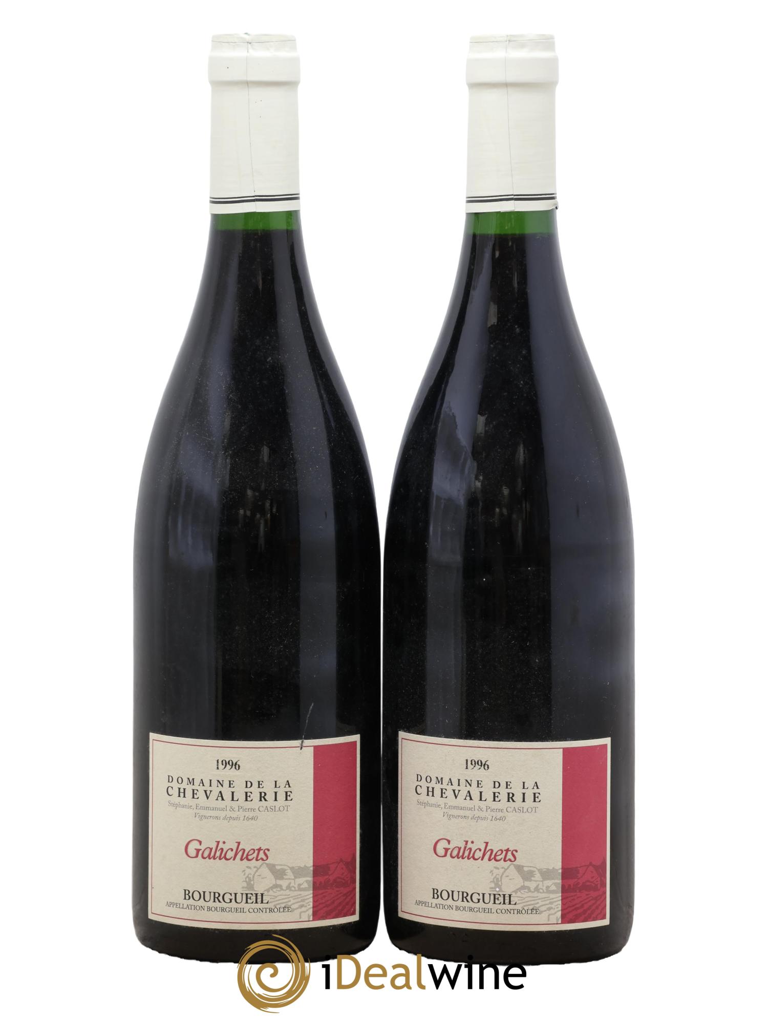 Bourgueil Galichets Domaine de la Chevalerie 1996 - Posten von 2 Flaschen - 0