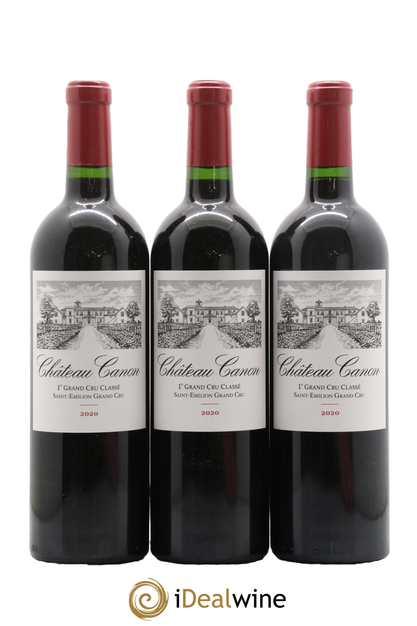 Château Canon 1er Grand Cru Classé B 2020 - Lot of 12 bottles - 1