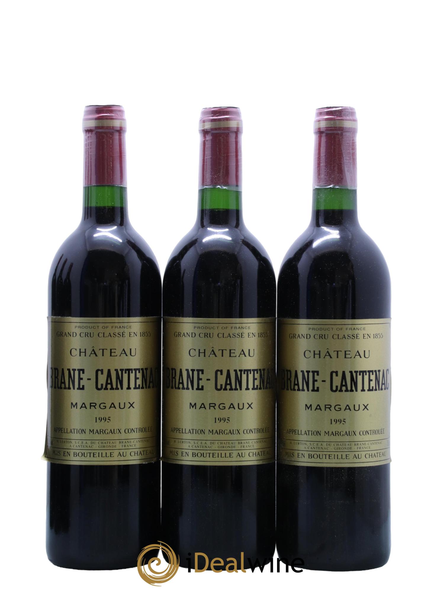 Château Brane Cantenac 2ème Grand Cru Classé 1995 - Lot de 12 bouteilles - 3