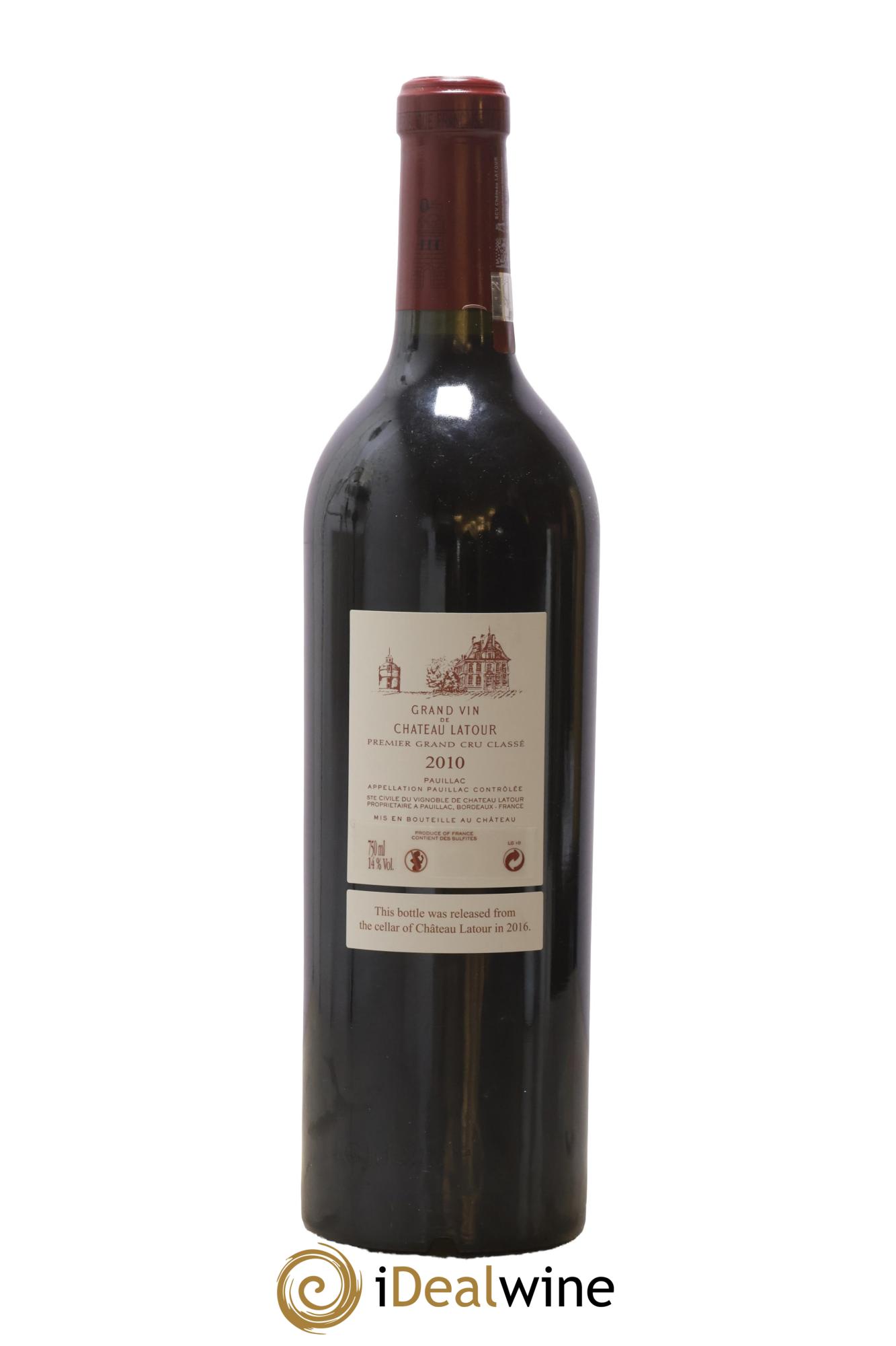 Château Latour 1er Grand Cru Classé 2010 - Lotto di 1 bottiglia - 1