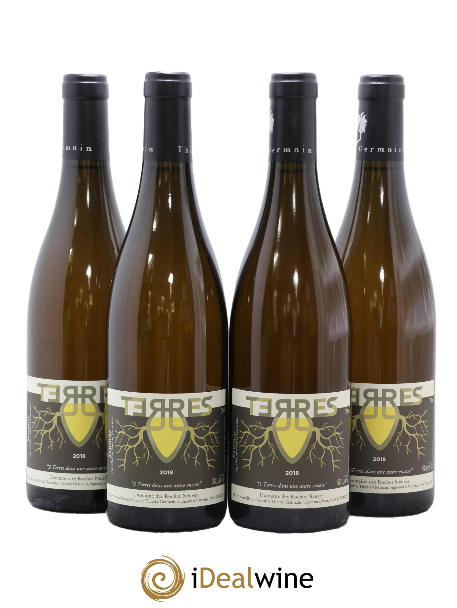 Saumur Terres Domaine des Roches Neuves - Thierry Germain 2018 - Lot de 4 bouteilles - 0
