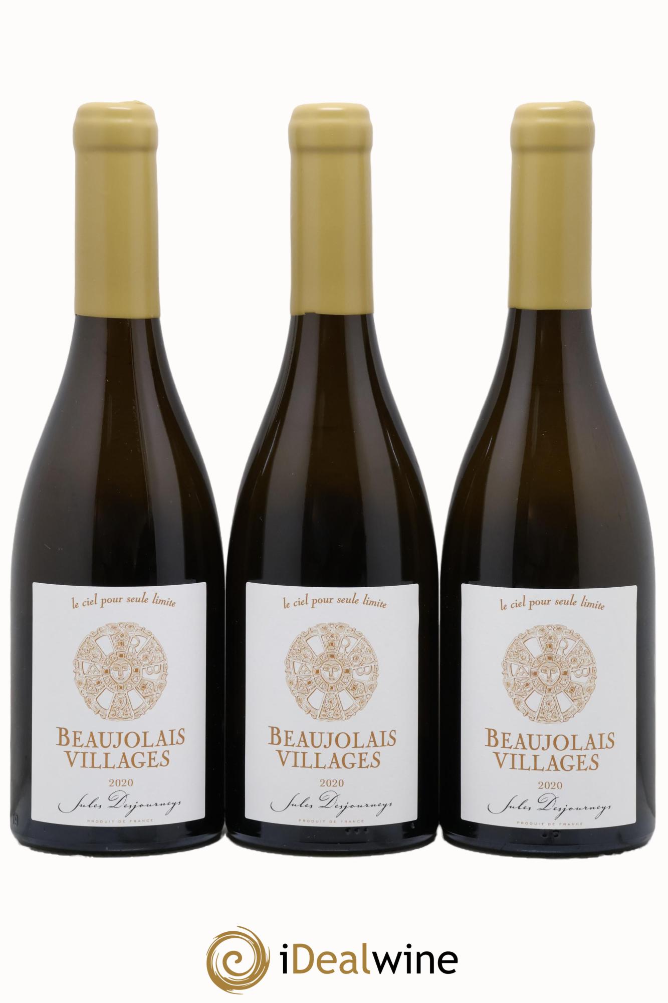 Beaujolais-Villages Jules Desjourneys 2020 - Lot de 3 bouteilles - 0