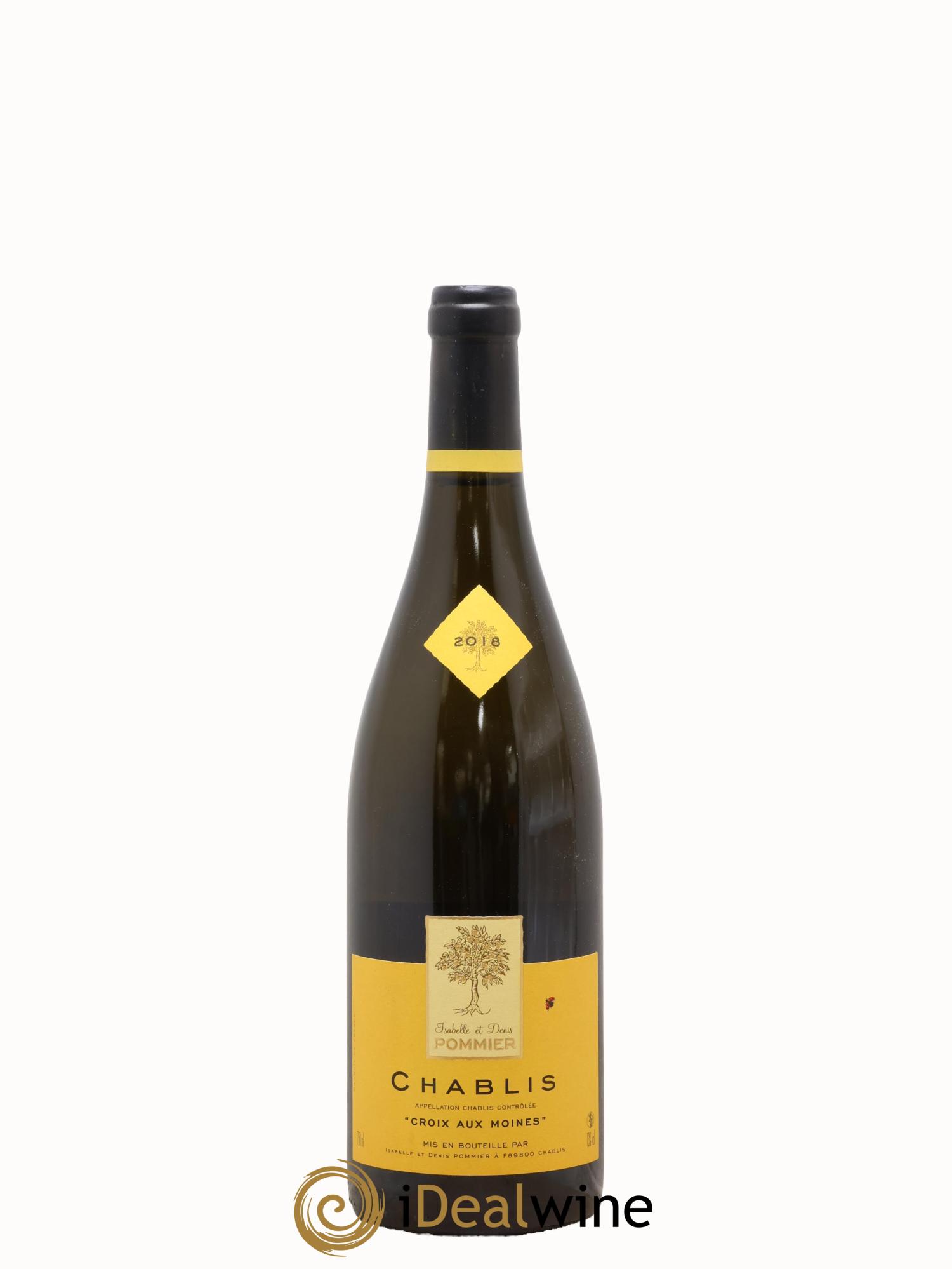 Chablis Croix Aux Moines Isabelle et Denis Pommier 2018 - Posten von 1 Flasche - 0