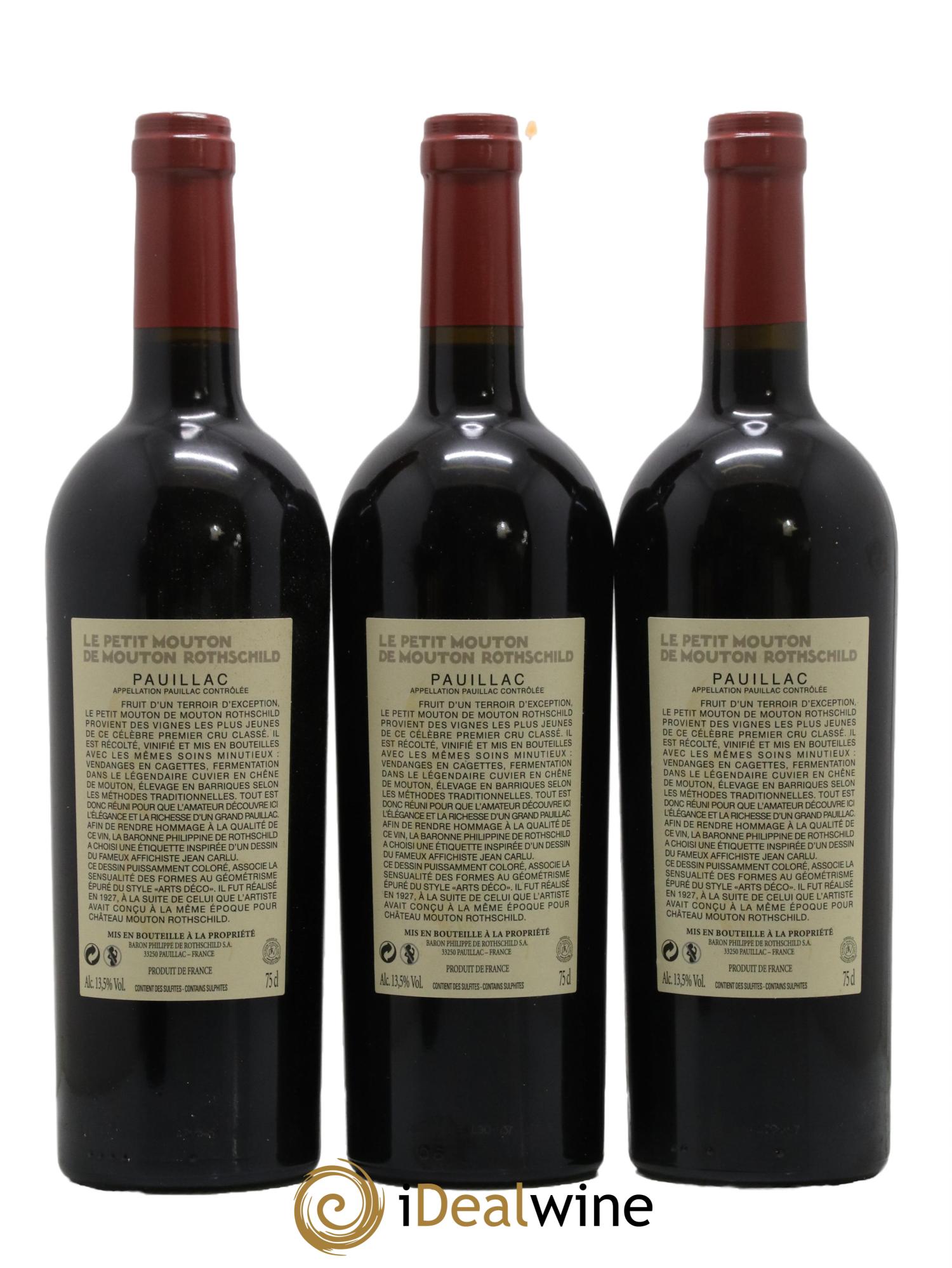 Petit Mouton Second Vin 2016 - Lot de 6 bouteilles - 4