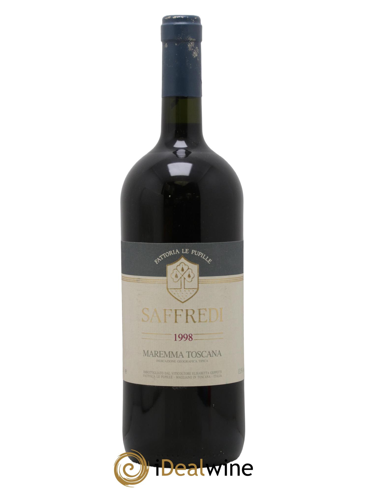 Toscana IGT Maremma Saffredi Fattoria Le Pupille 1998 - Lot de 1 magnum - 0