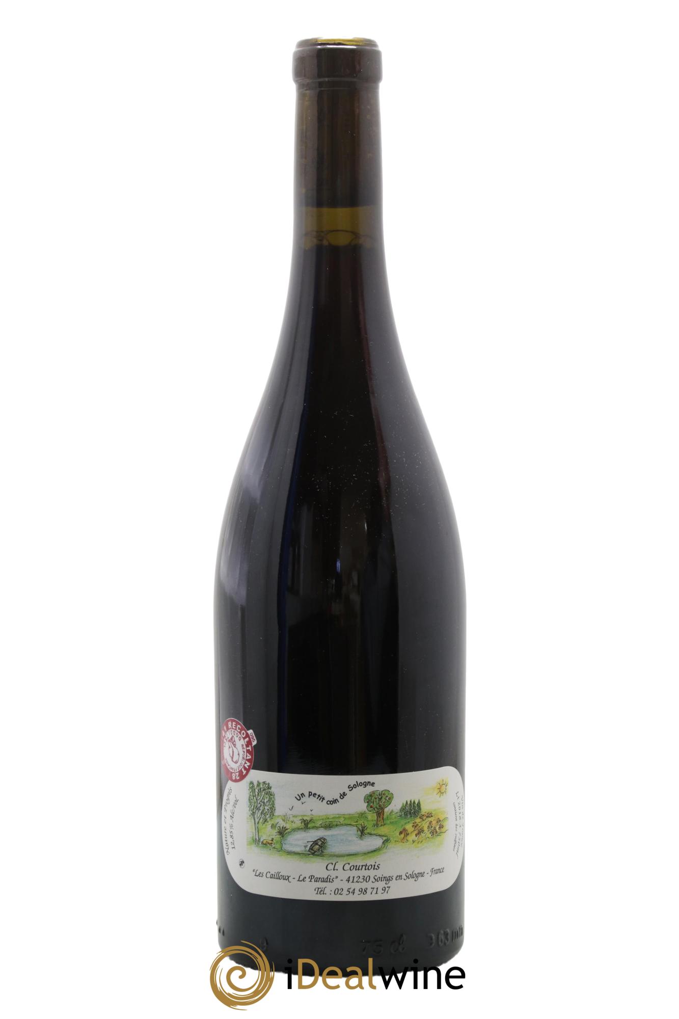 Vin de France Racines Les Cailloux du Paradis - Claude Courtois 2018 - Lot de 1 bouteille - 1
