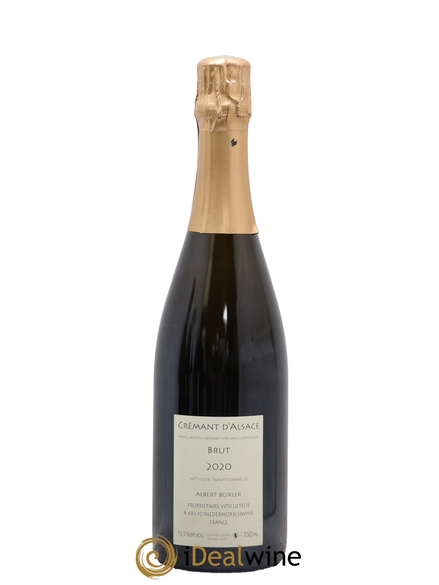 Crémant d'Alsace Albert Boxler 2020 - Lot de 1 bouteille - 1