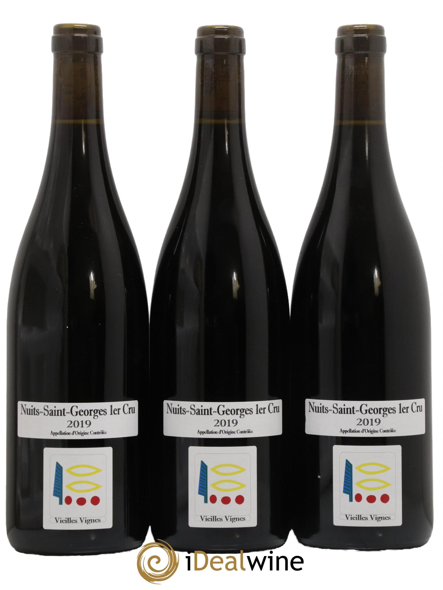 Nuits-Saint-Georges 1er Cru Vieilles Vignes Prieuré Roch 2019 - Lot de 3 bouteilles - 0