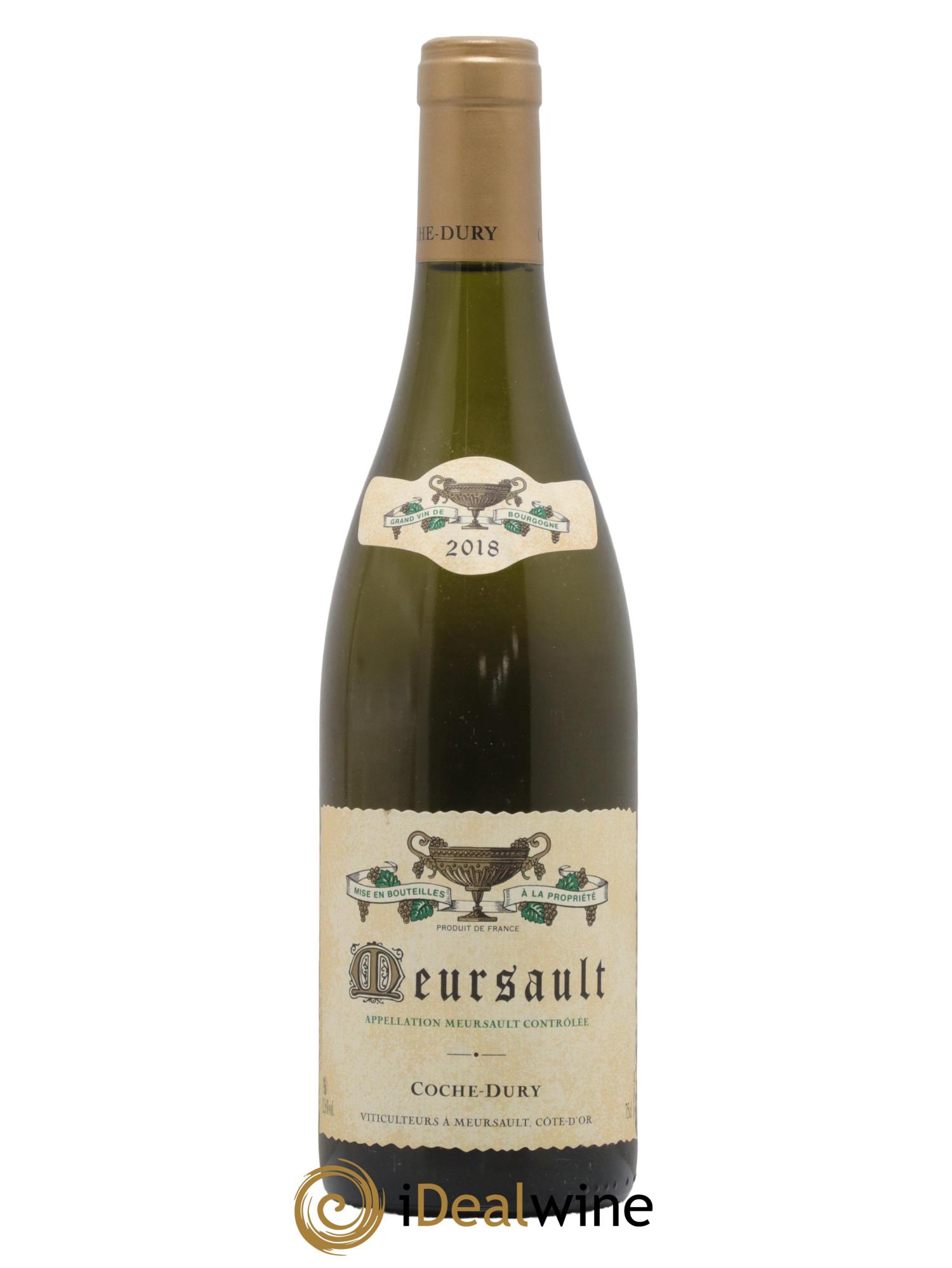 Meursault Coche Dury (Domaine) 2018 - Lot de 1 bouteille - 0
