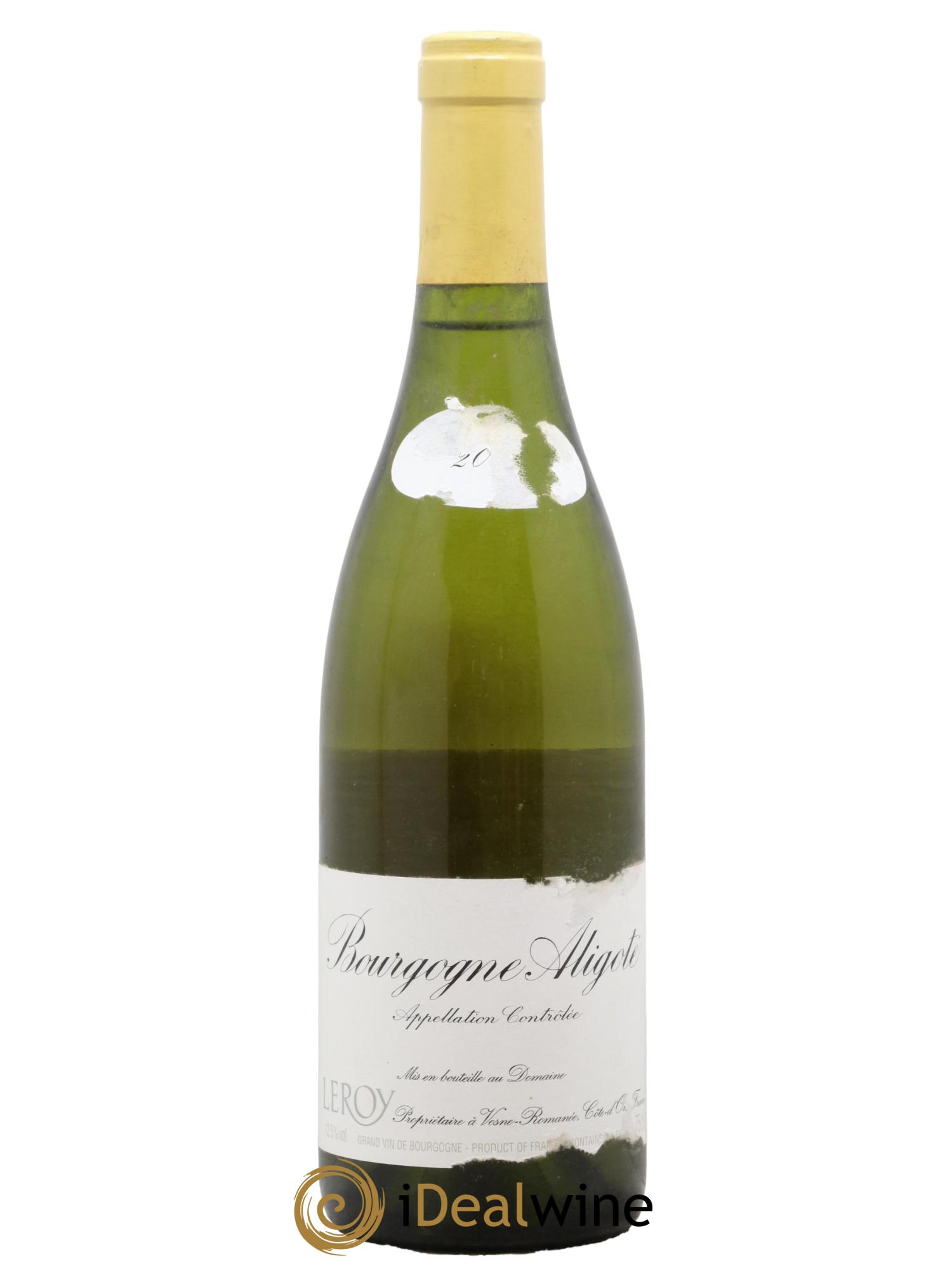 Bourgogne Aligoté Leroy (Domaine) 2008 - Lot de 1 bouteille - 0