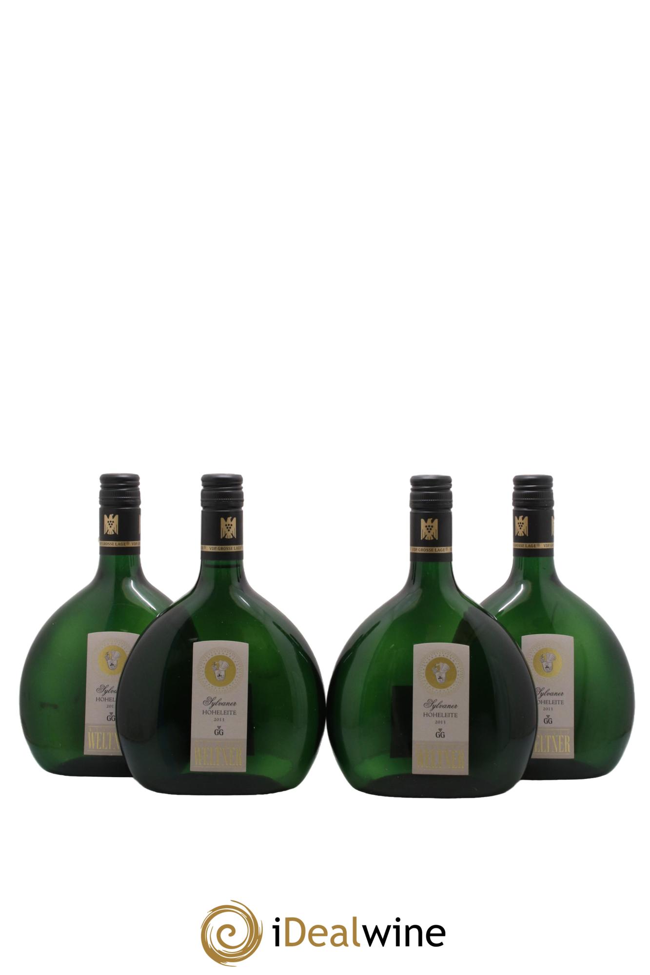 Allemagne Sylvaner Hoheleite Gg P. Weltner 2013 - Lot de 4 bouteilles - 0